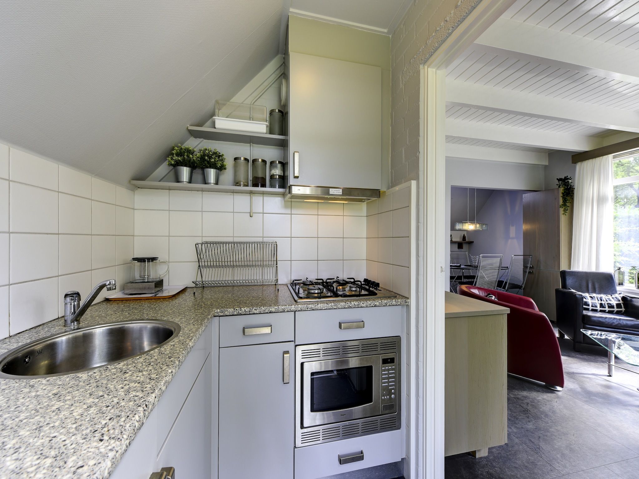 De keuken van Buitenplaats Gerner 6 in Dalfsen