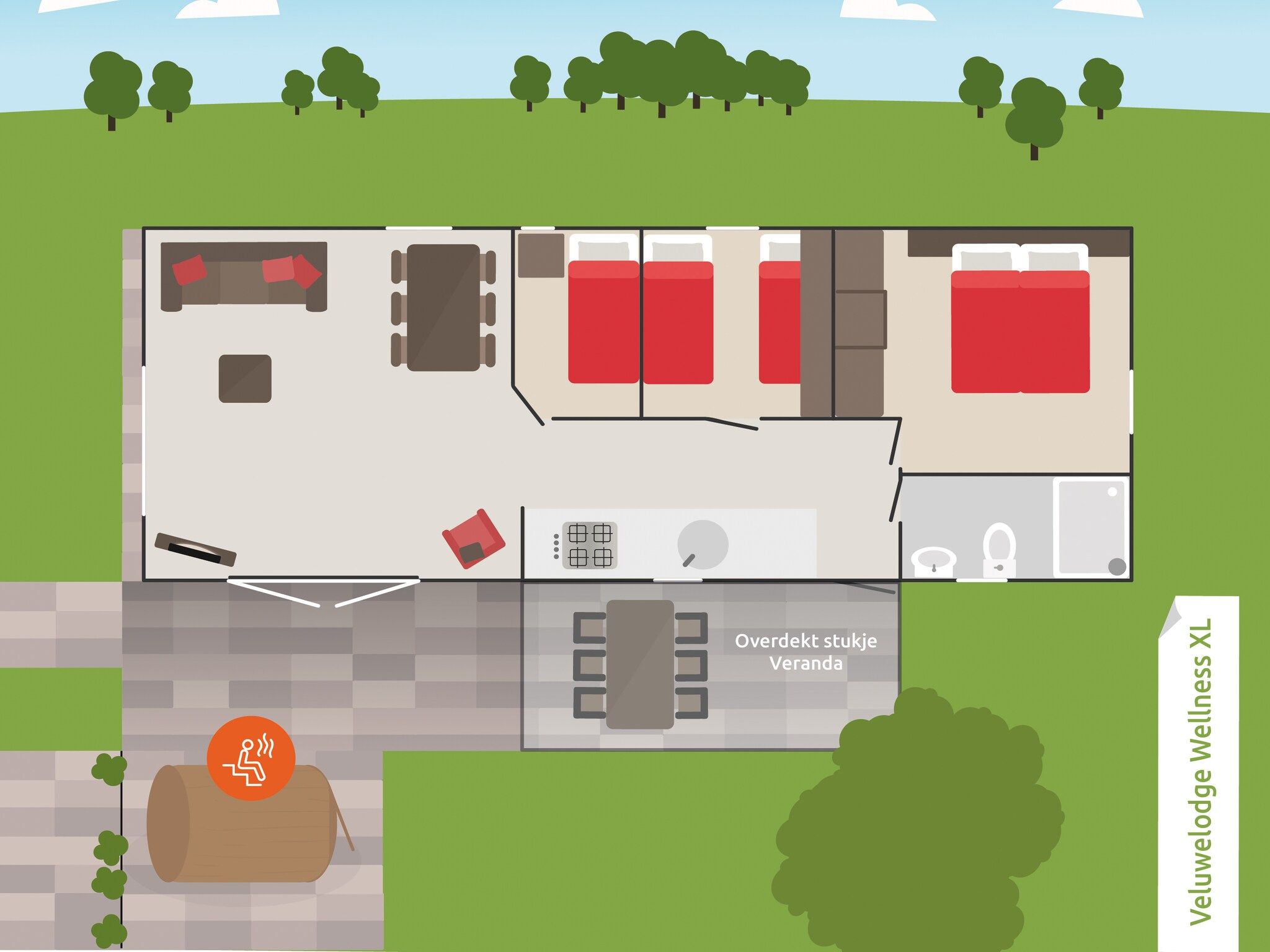 Voorzieningen bij Recreatiepark de Boshoek 20 in Voorthuizen