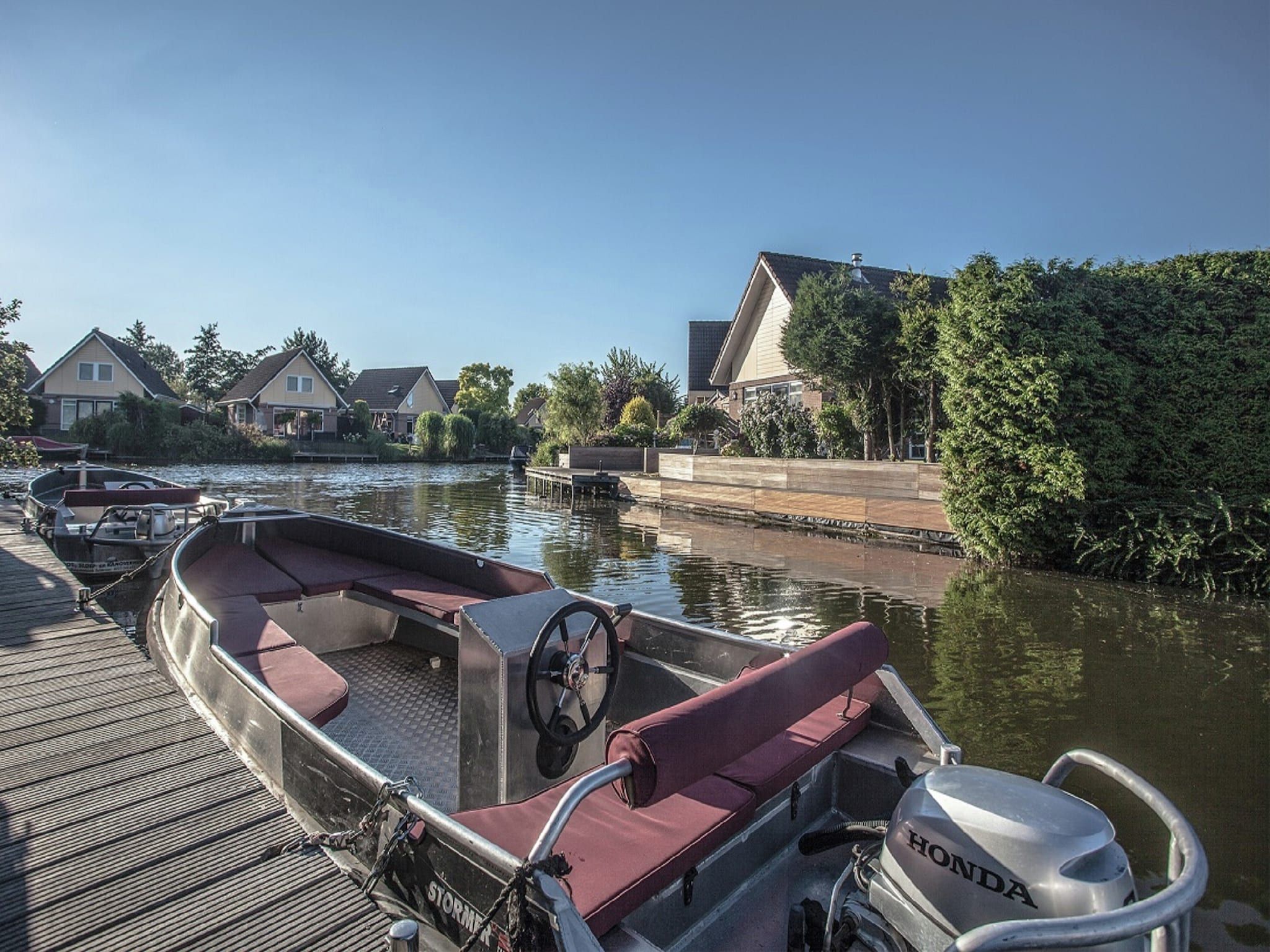 Het terras van Dijkhuis 6 in Medemblik