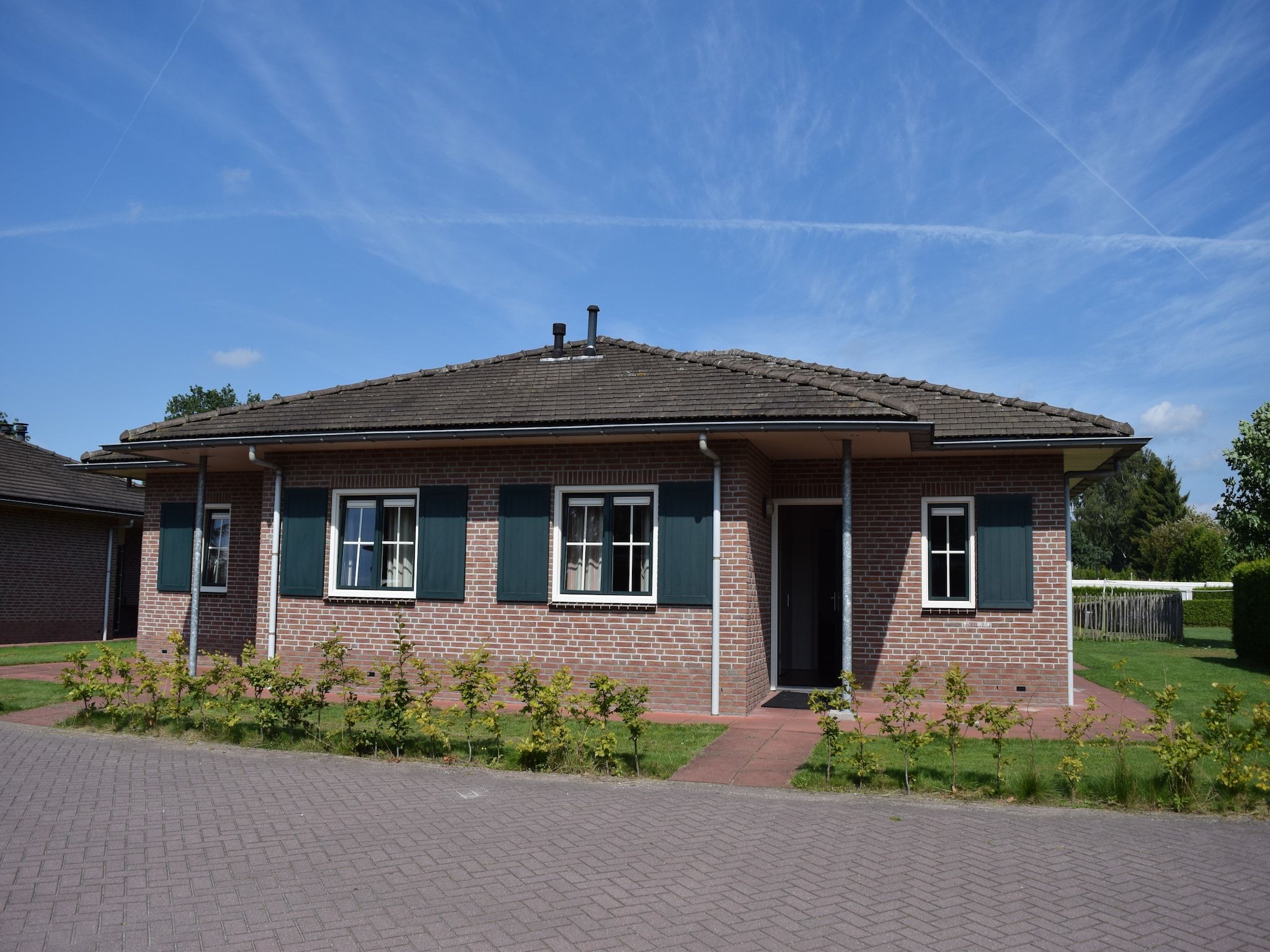 De buitenkant van Recreatiepark de Boshoek 12 in Voorthuizen