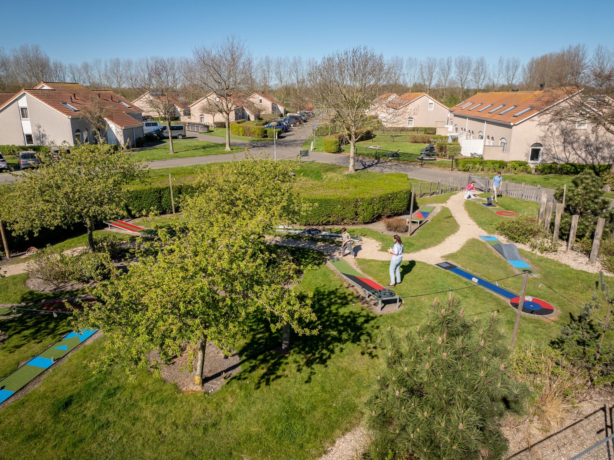 Parkfaciliteiten bij Vakantiepark Soeten Haert 13 in Renesse