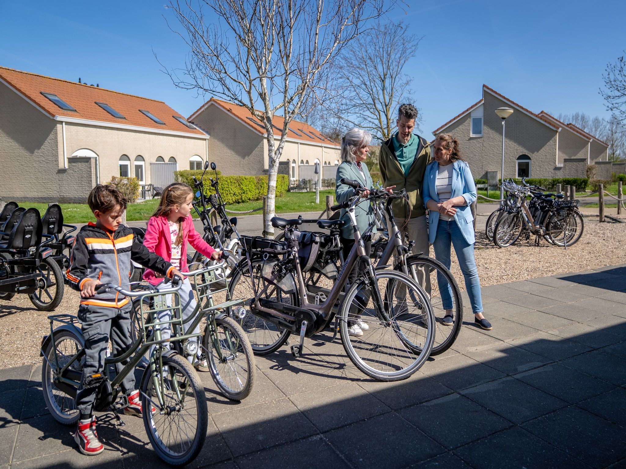 Parkfaciliteiten bij Vakantiepark Soeten Haert 13 in Renesse
