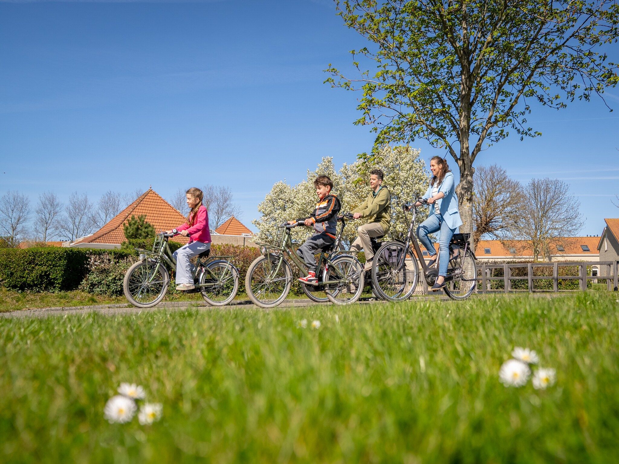 Parkfaciliteiten bij Vakantiepark de Soeten Haert 17 in Renesse
