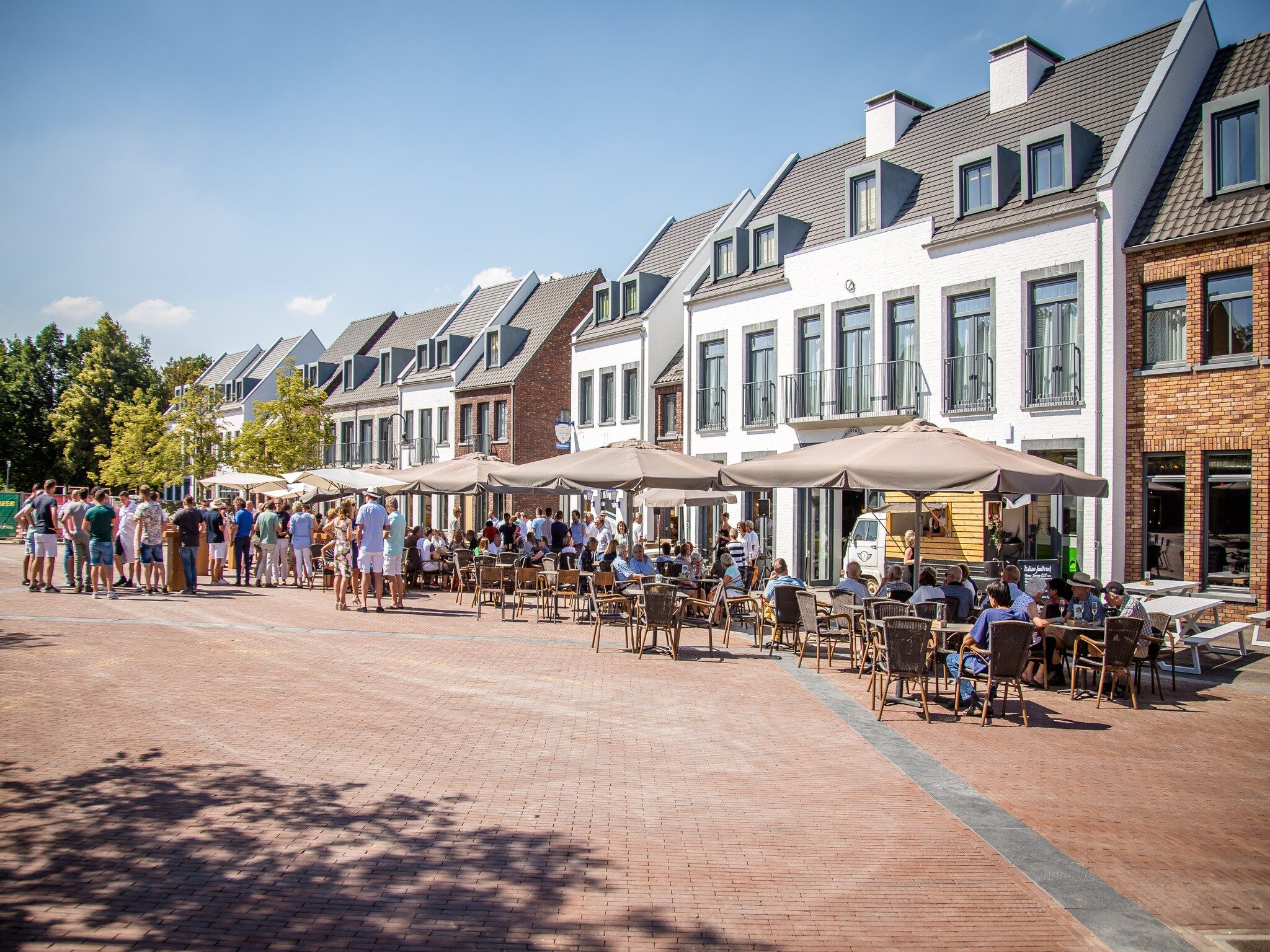 De buitenkant van Resort Maastricht 9 in Maastricht