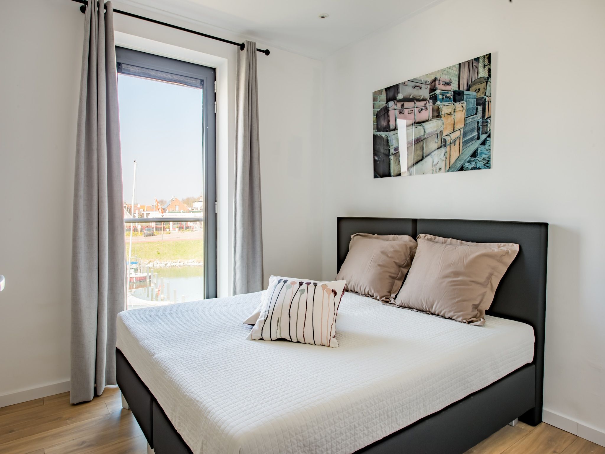 Een slaapkamer van Uithaven 10C in Kamperland