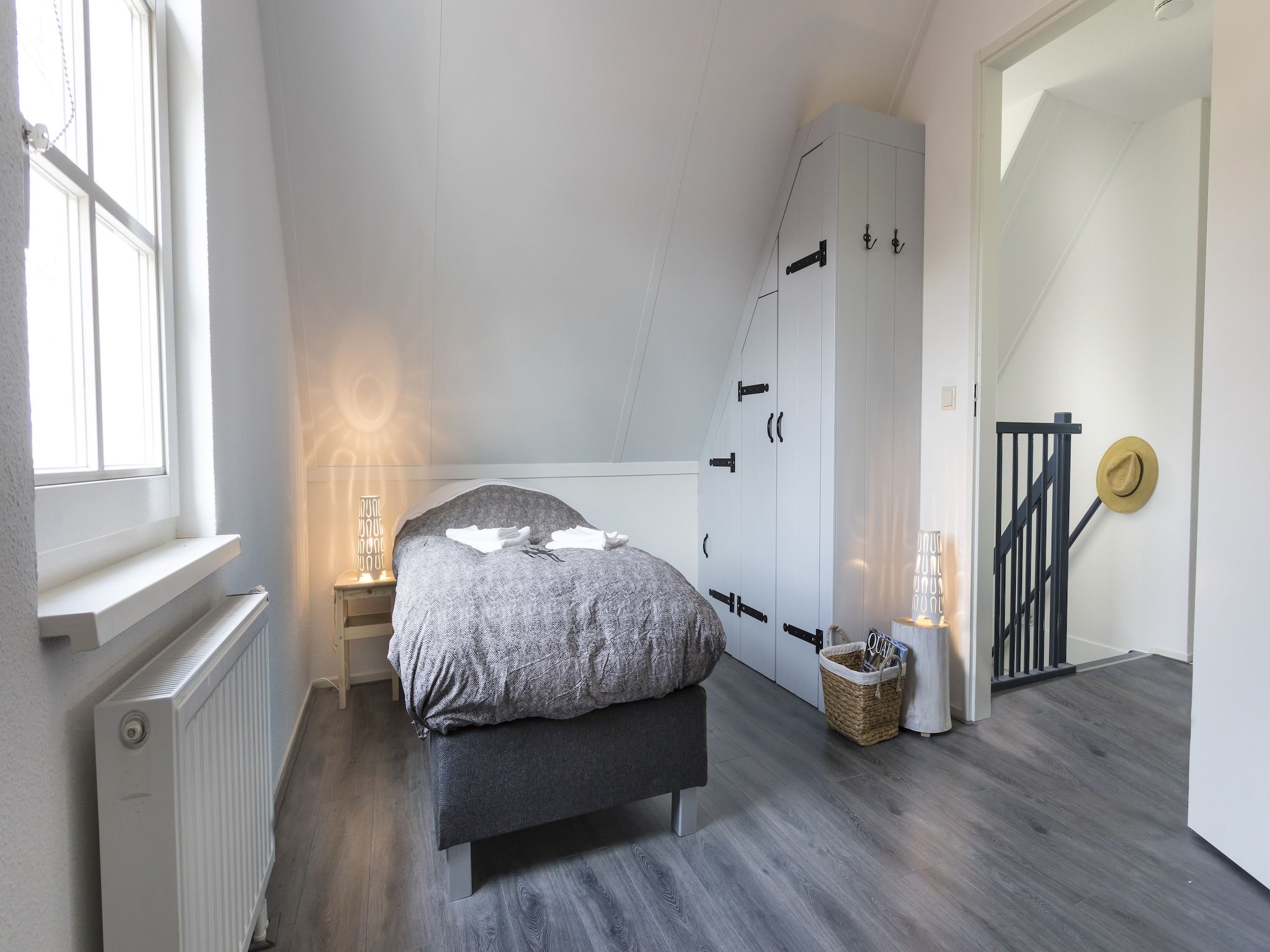 Een slaapkamer van Groeneweg 4 in Wissenkerke