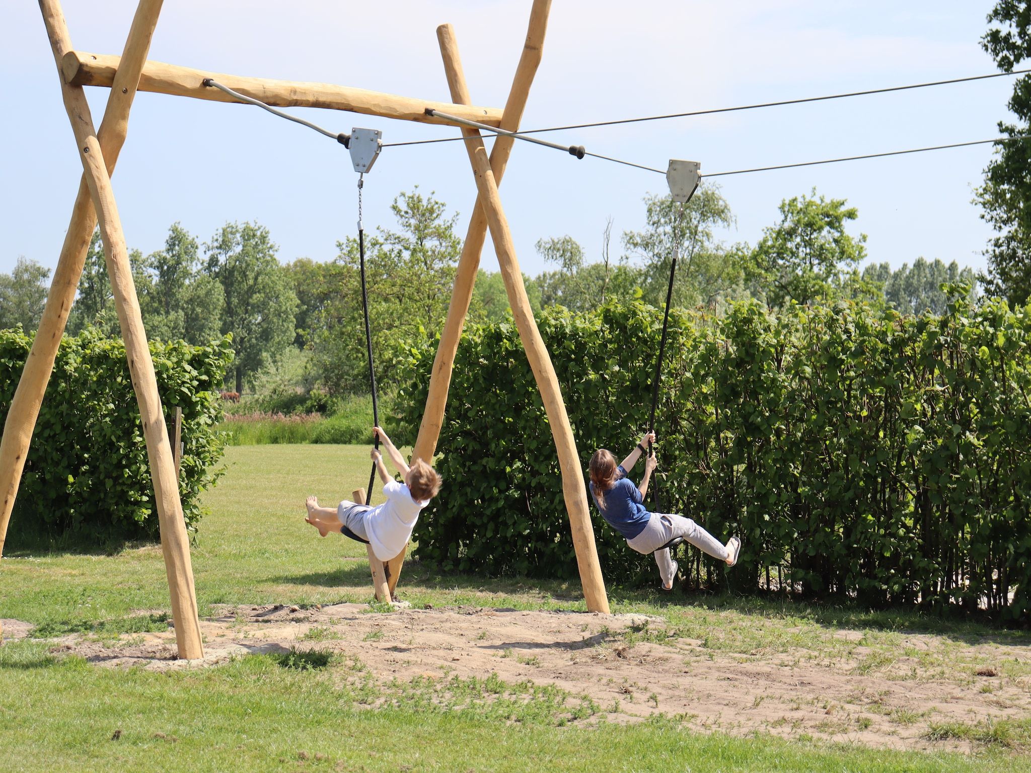 Parkfaciliteiten bij Recreatiepark Duinhoeve 9 in Udenhout