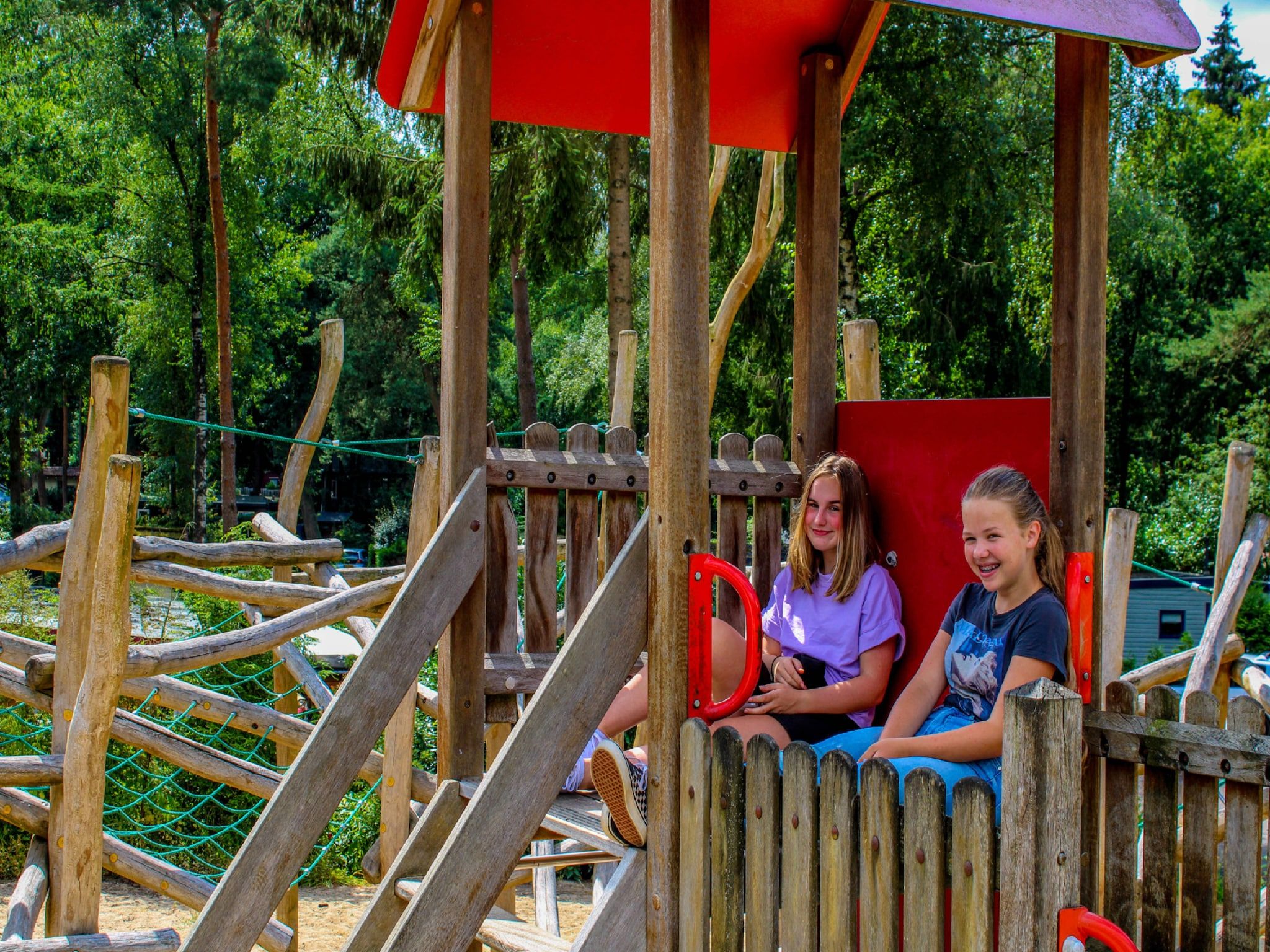 Parkfaciliteiten bij Vakantiepark De Rimboe & De Woeste Hoogte 2 in Hoenderloo