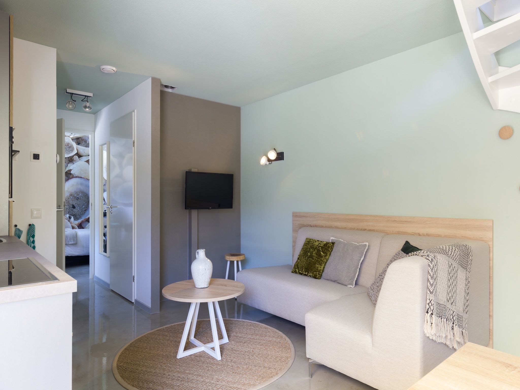 De woonkamer van Noordzee Resort Vlissingen 2 in Vlissingen