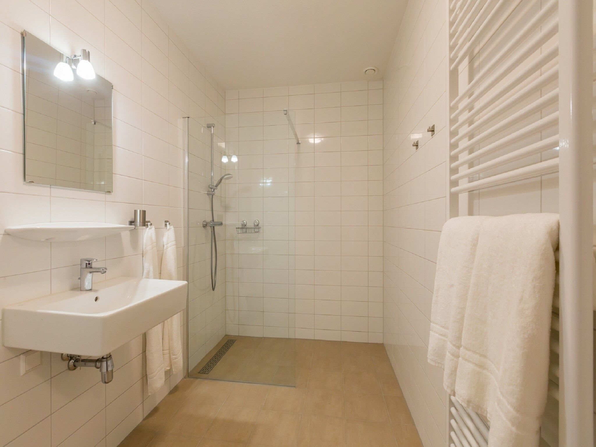 De badkamer van Aparthotel Zoutelande - 2 pers luxe studio in Zoutelande