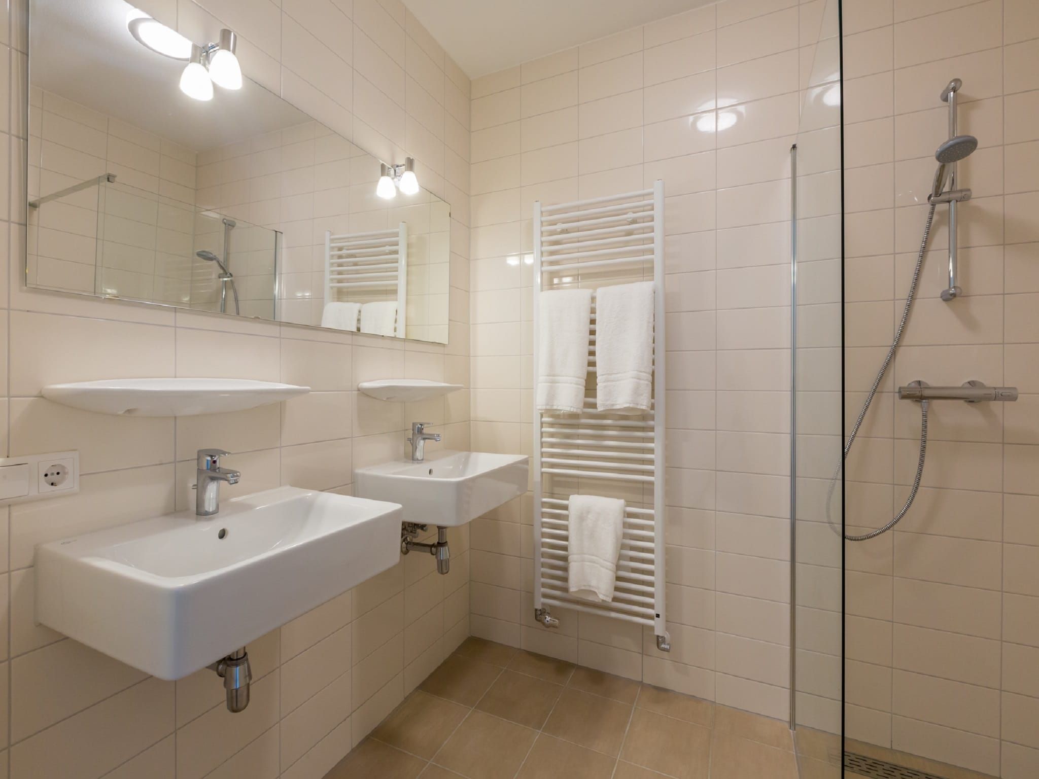De badkamer van Aparthotel Zoutelande - 2 pers luxe studio in Zoutelande
