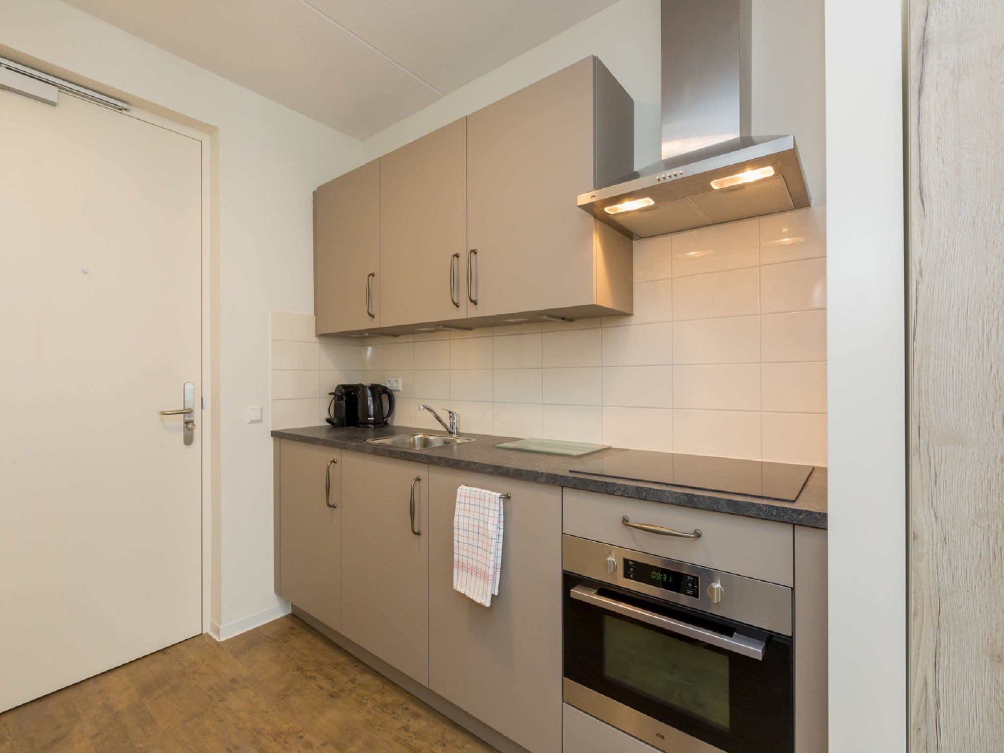 De keuken van Aparthotel Zoutelande - 2 pers luxe studio in Zoutelande