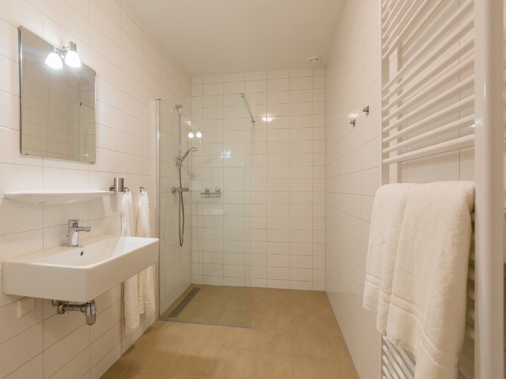 De badkamer van Aparthotel Zoutelande - 4 pers luxe appartement in Zoutelande