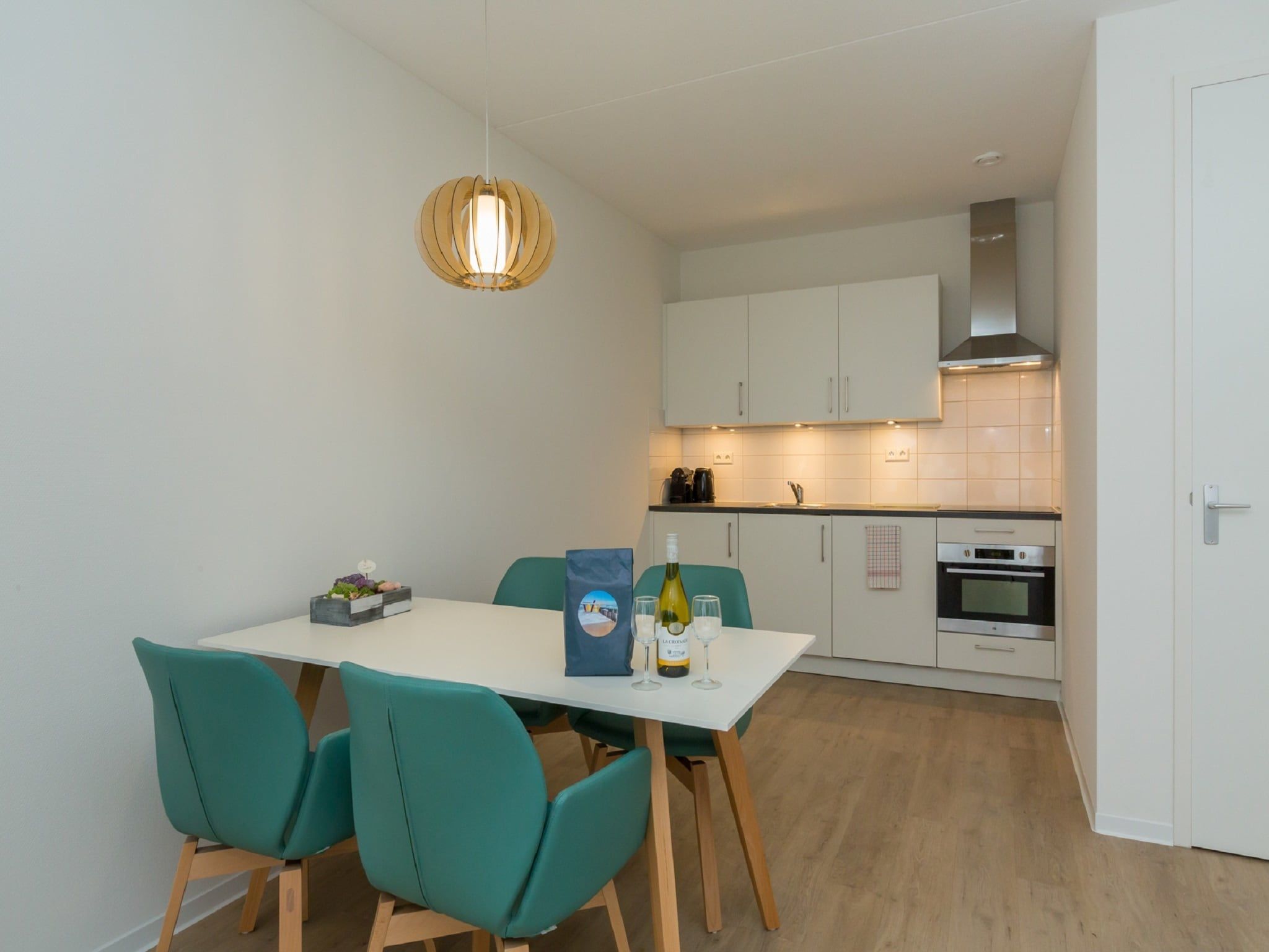 De keuken van Aparthotel Zoutelande - 4 pers luxe appartement - huisdier in Zoutelande