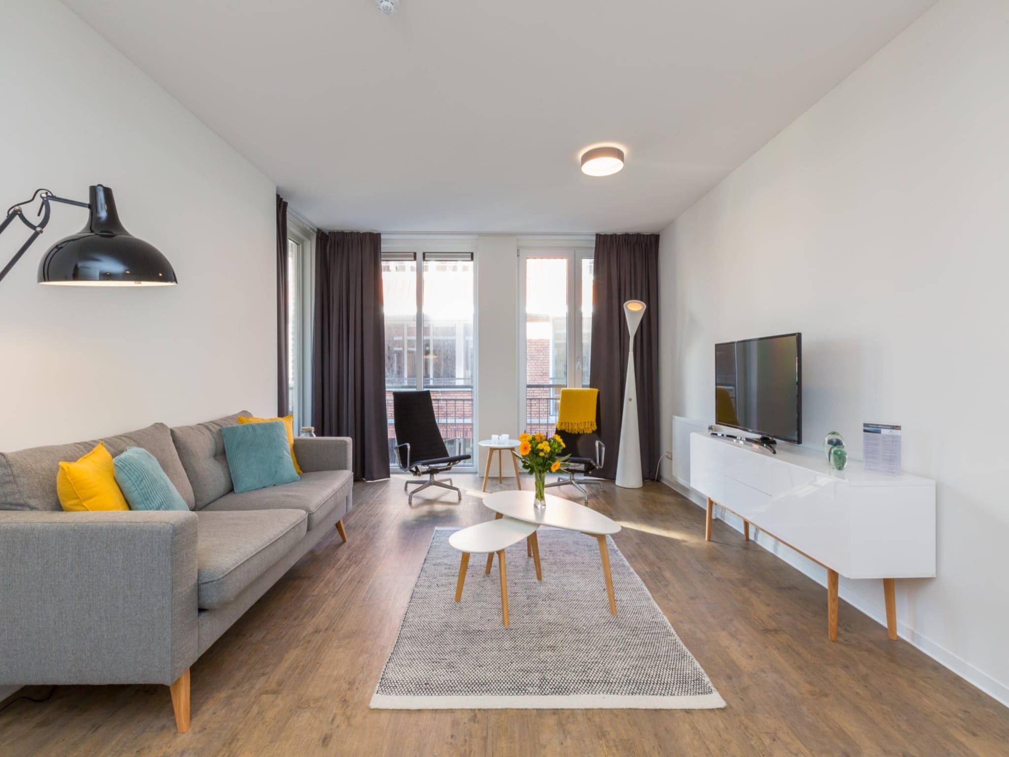 De woonkamer van Aparthotel Zoutelande - Luxe 3-persoons comfort appartement in Zoutelande