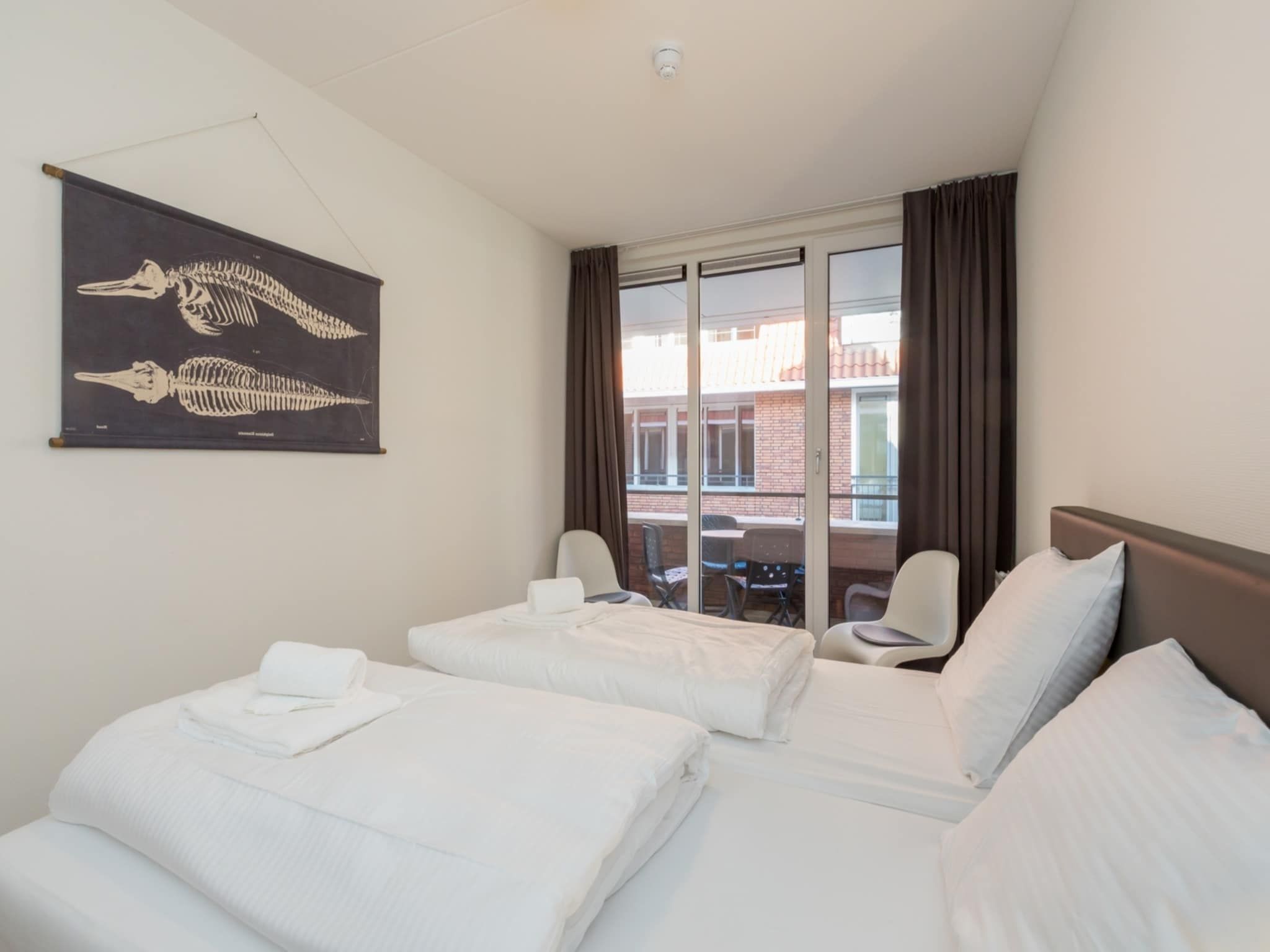 Een slaapkamer van Aparthotel Zoutelande - Luxe 3-persoons comfort appartement in Zoutelande