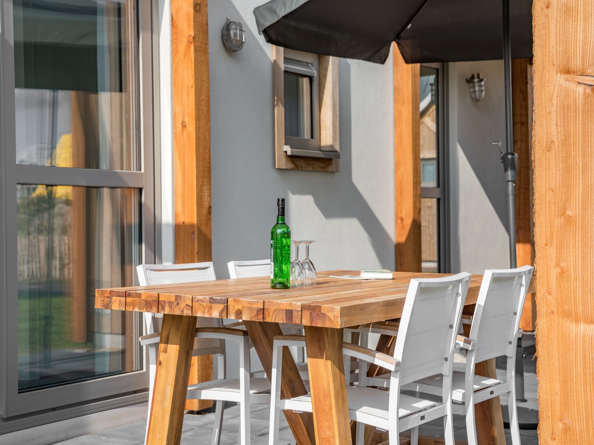 Het uitzicht vanaf Beach Resort Nieuwvliet-Bad 2 in Nieuwvliet-Bad