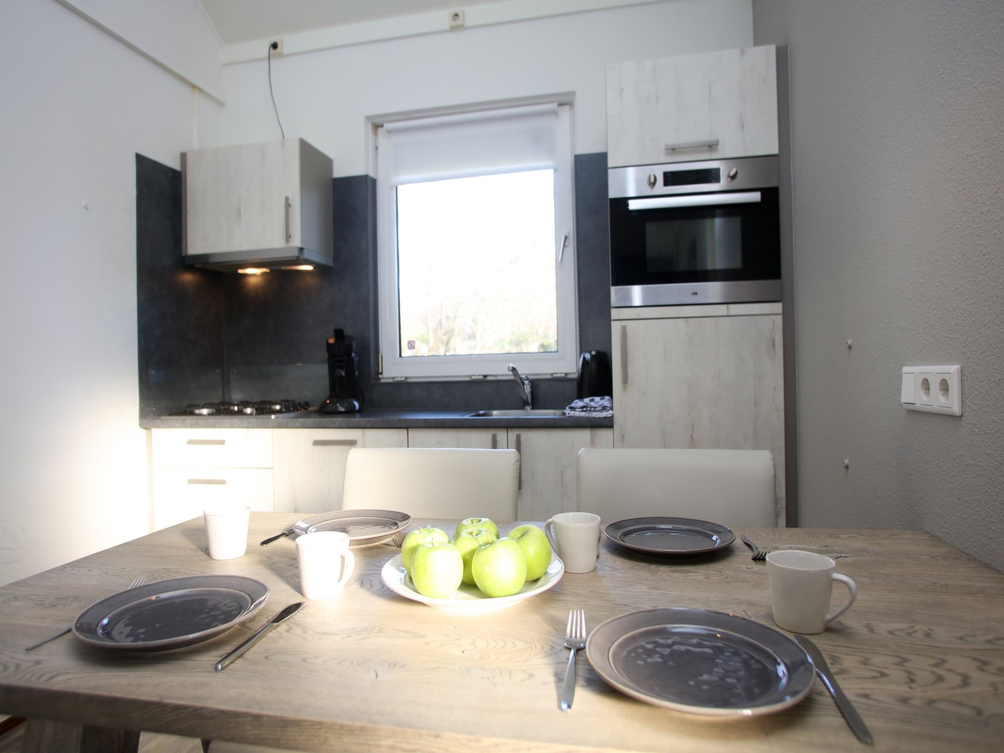 De keuken van Kustpark Texel 10 in De Koog