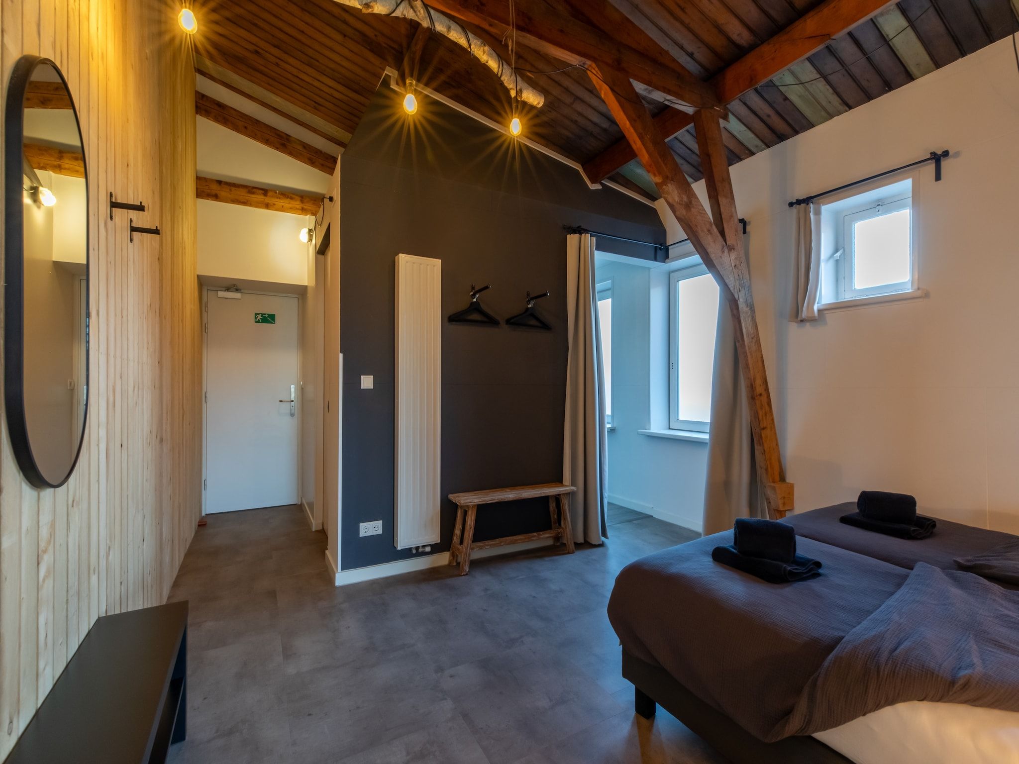 Een slaapkamer van Groepsappartement Pleinzicht in Koudekerke