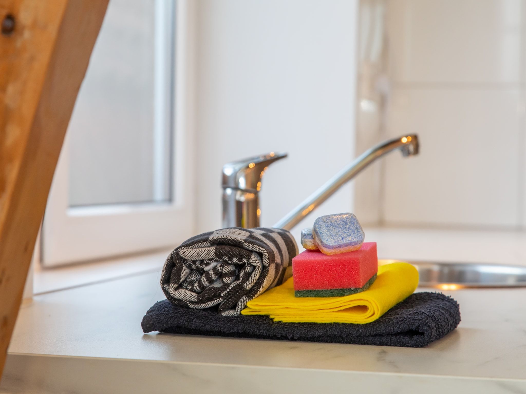 De keuken van Groepsappartement Pleinzicht in Koudekerke
