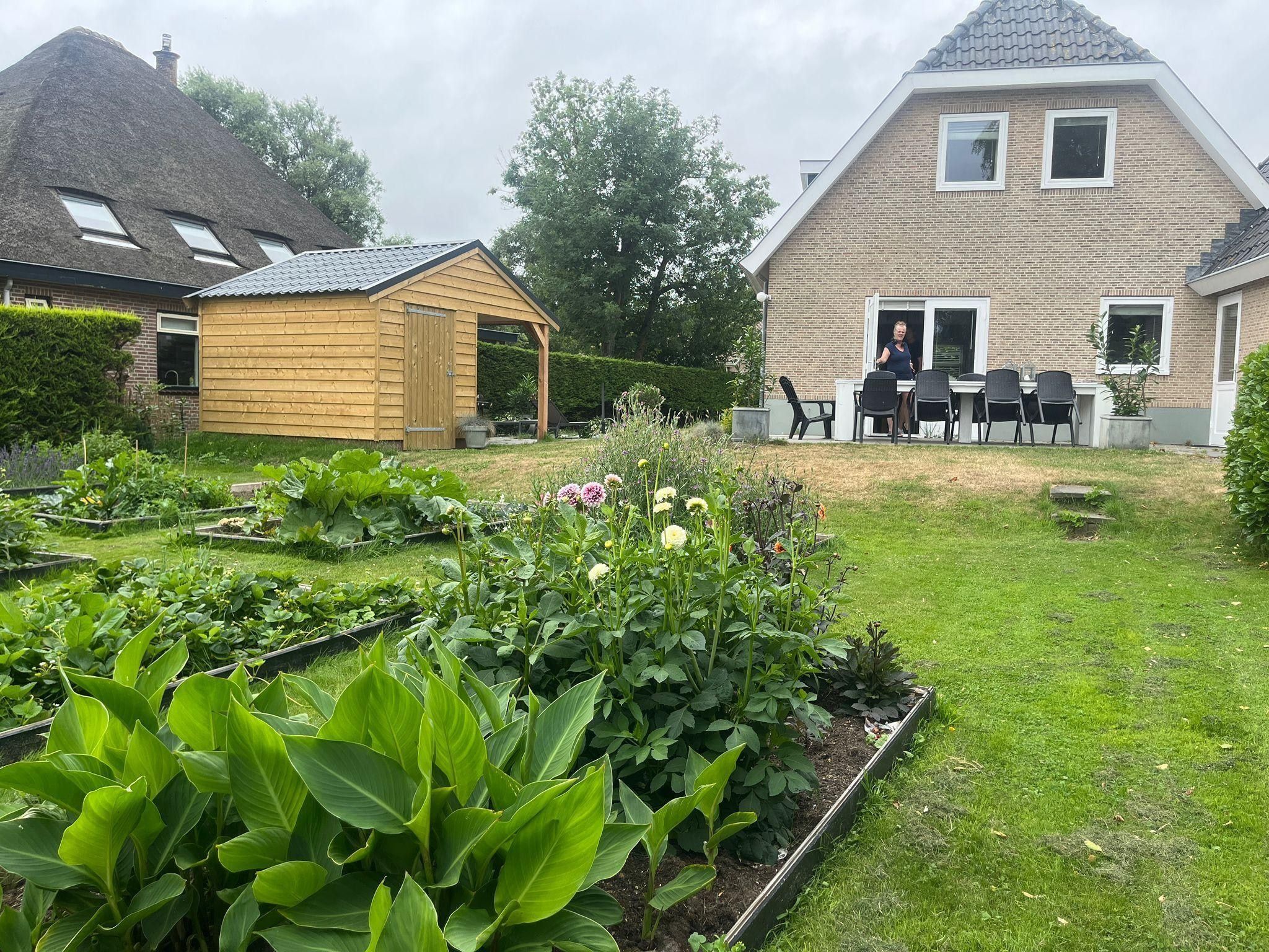 De tuin van Resort Arcen 18 in Arcen