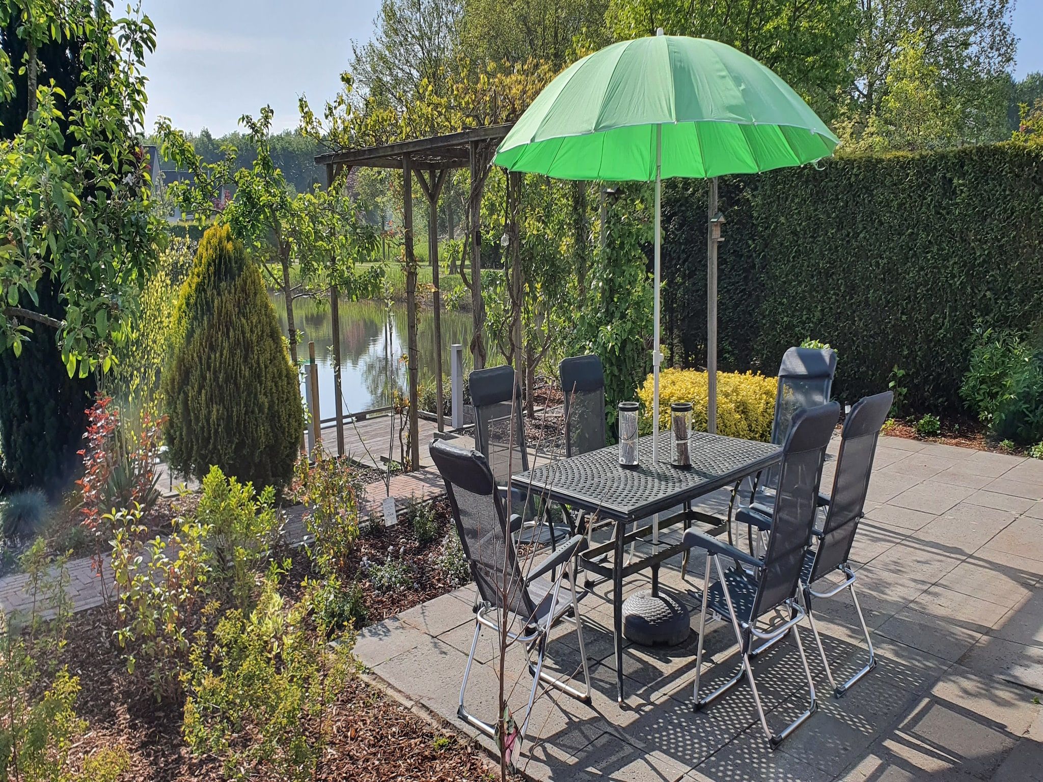 De tuin van Bosruiter in Zeewolde