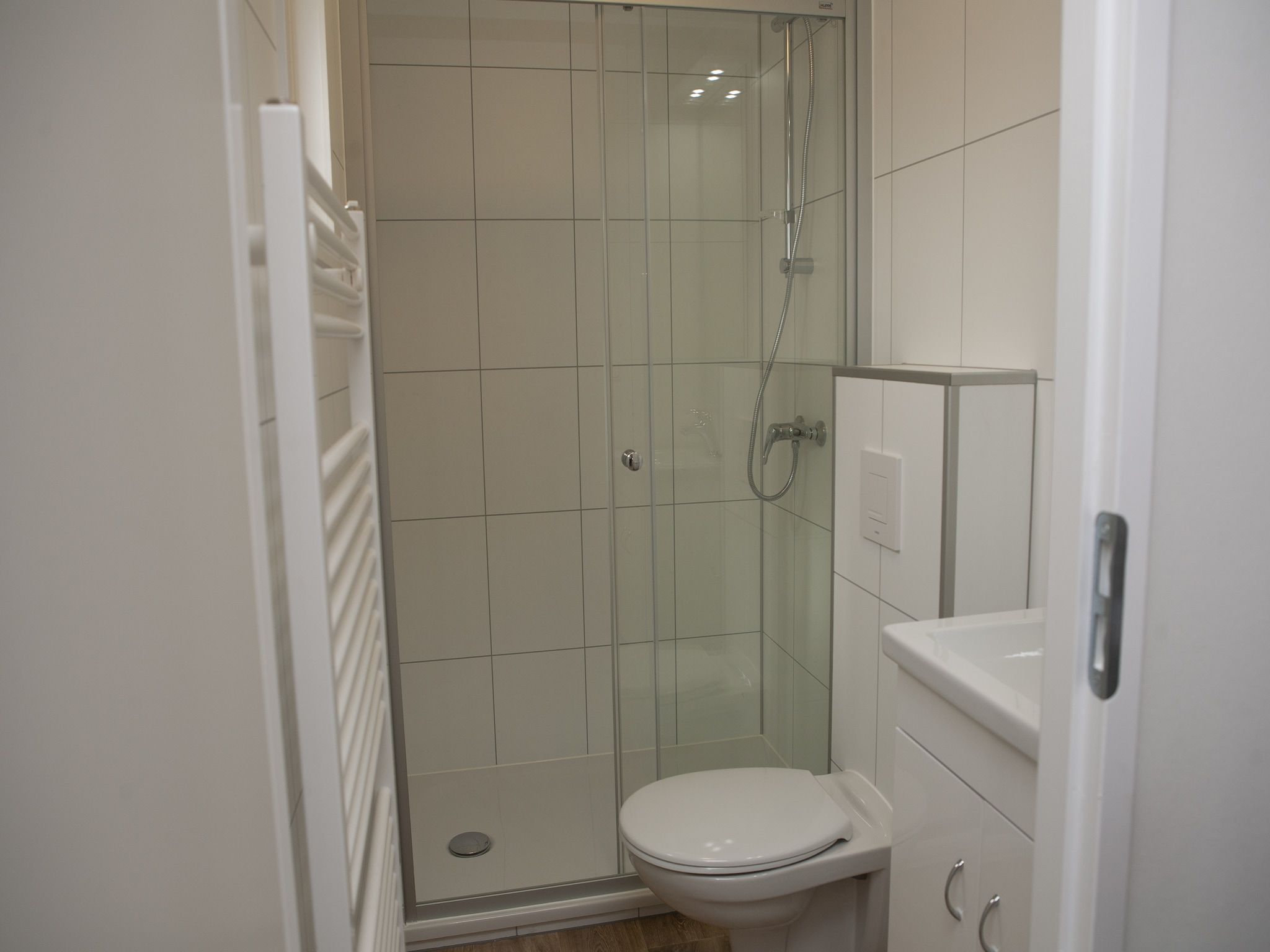 De badkamer van Recreatiepark de Boshoek 21 in Voorthuizen