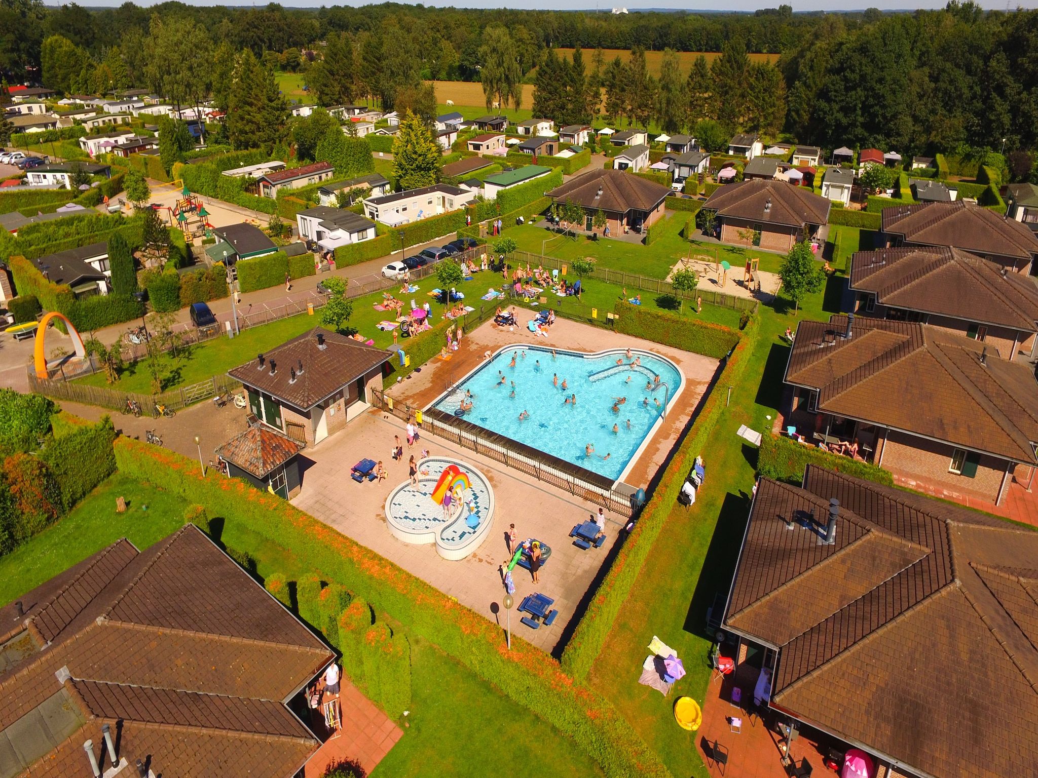 Parkfaciliteiten bij Recreatiepark de Boshoek 21 in Voorthuizen