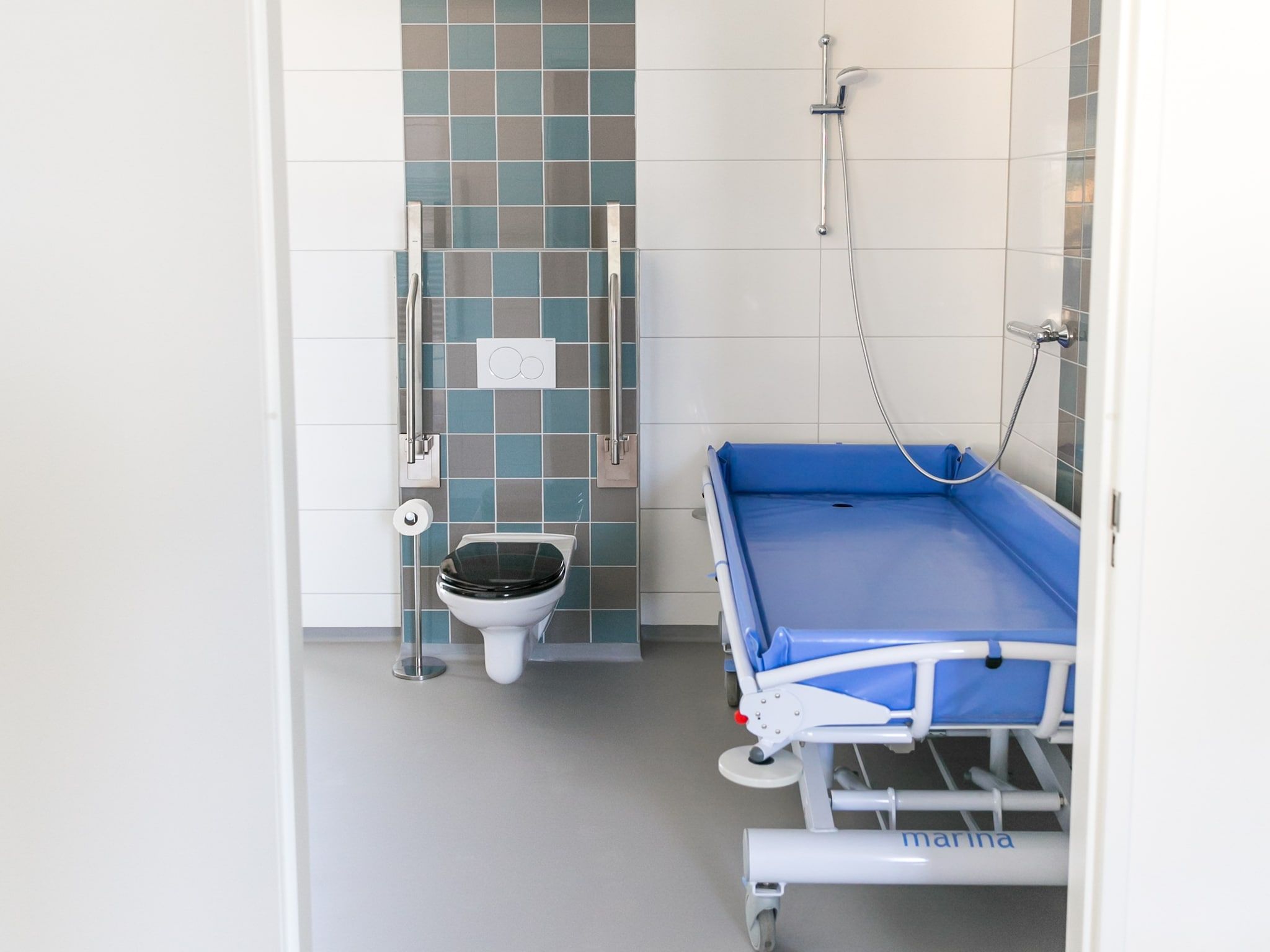 De badkamer van Strandpark Vlugtenburg 9 in 's-Gravenzande