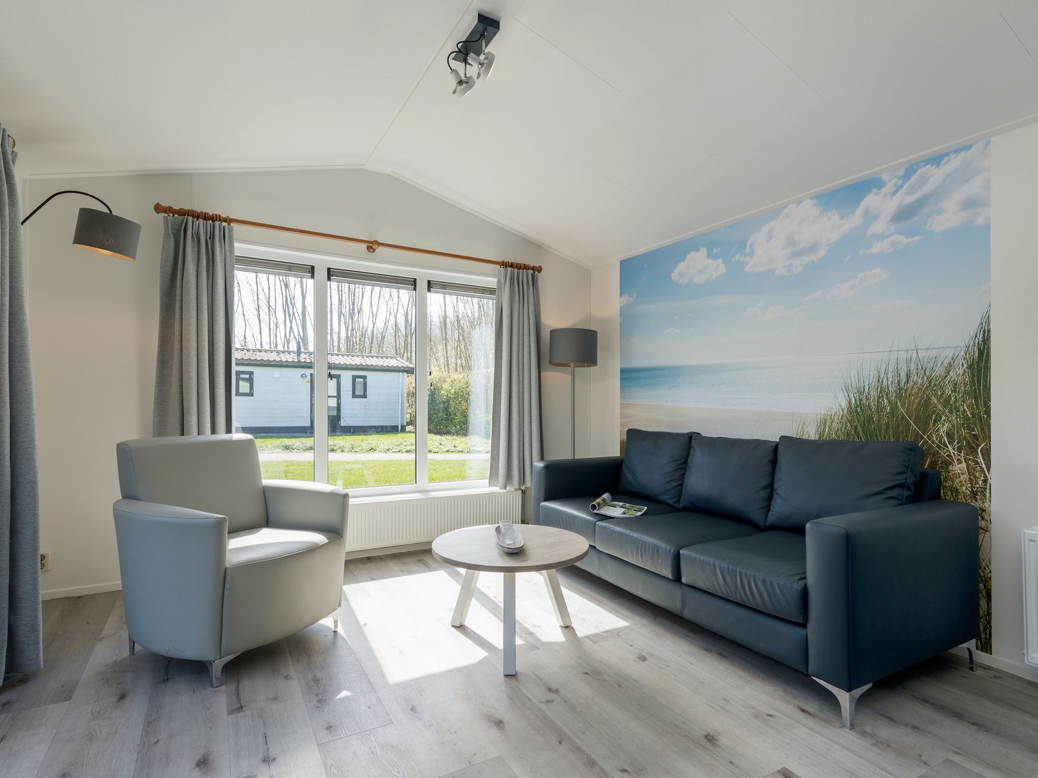 De woonkamer van Kustpark Texel 5 in De Koog