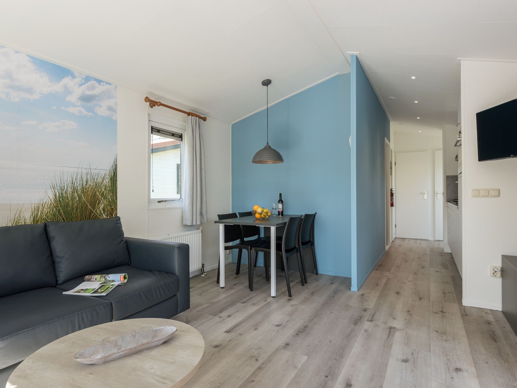 De woonkamer van Kustpark Texel 5 in De Koog