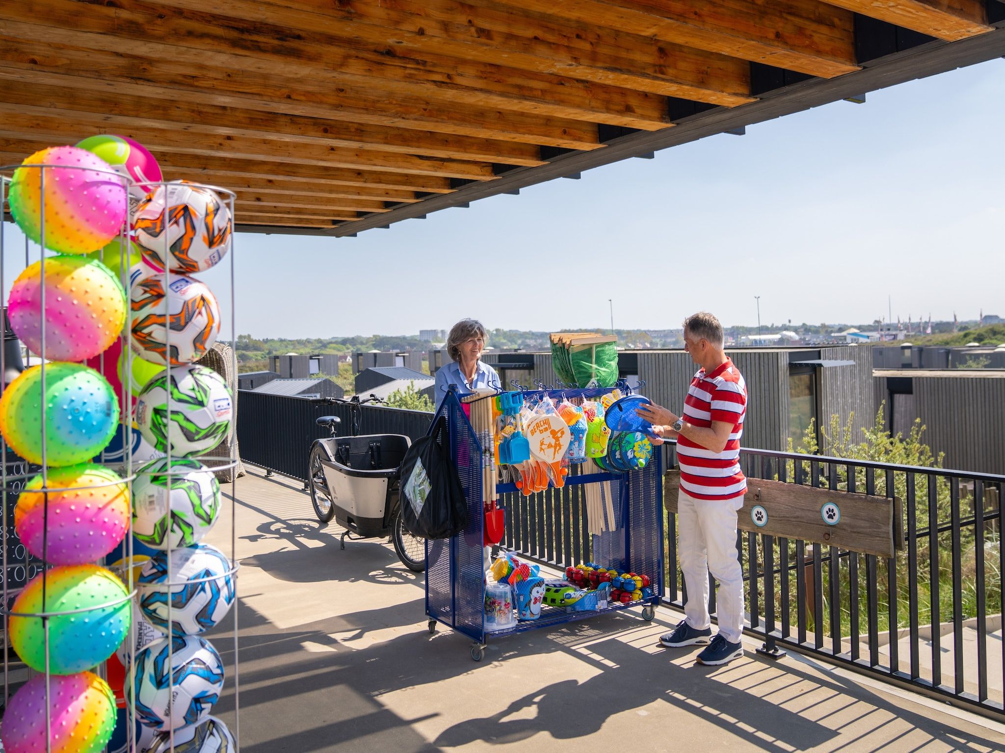 Parkfaciliteiten bij Sea Lodges Zandvoort 9 in Zandvoort
