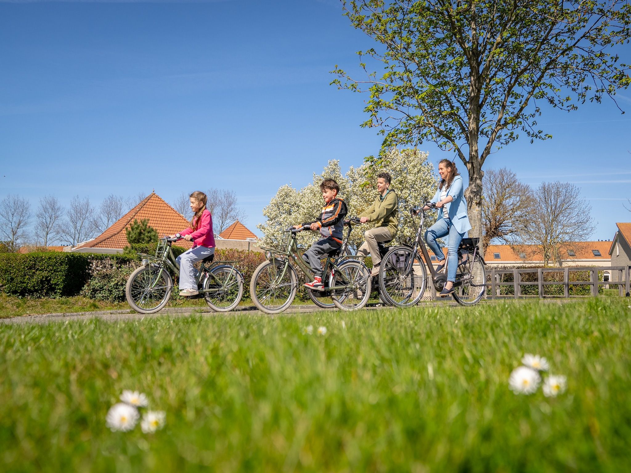 Parkfaciliteiten bij Vakantiepark de Soeten Haert 18 in Renesse