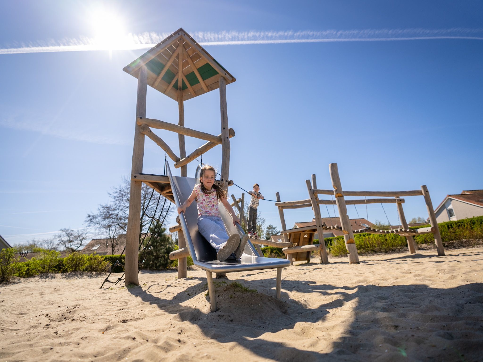 Parkfaciliteiten bij Vakantiepark de Soeten Haert 19 in Renesse