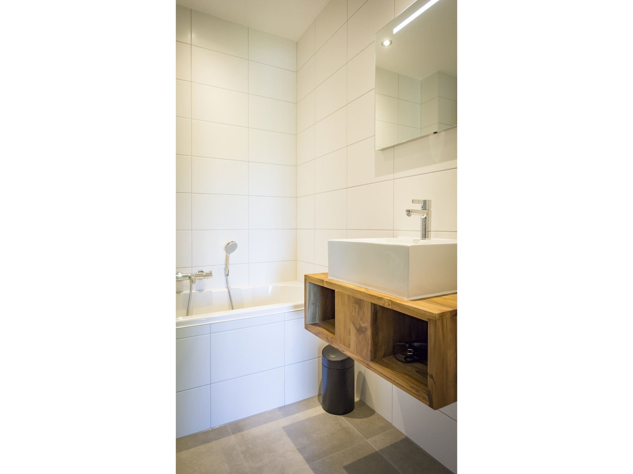 De badkamer van Bouwlust G13 in De Cocksdorp Texel