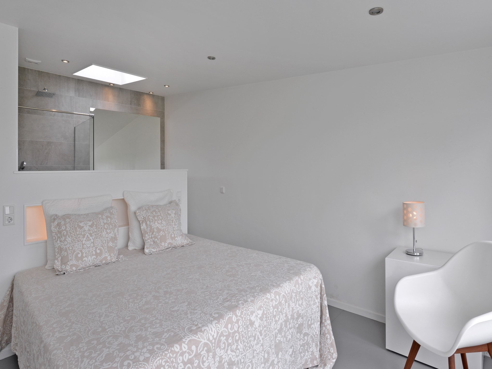 Een slaapkamer van Havenweg 12 in Kamperland