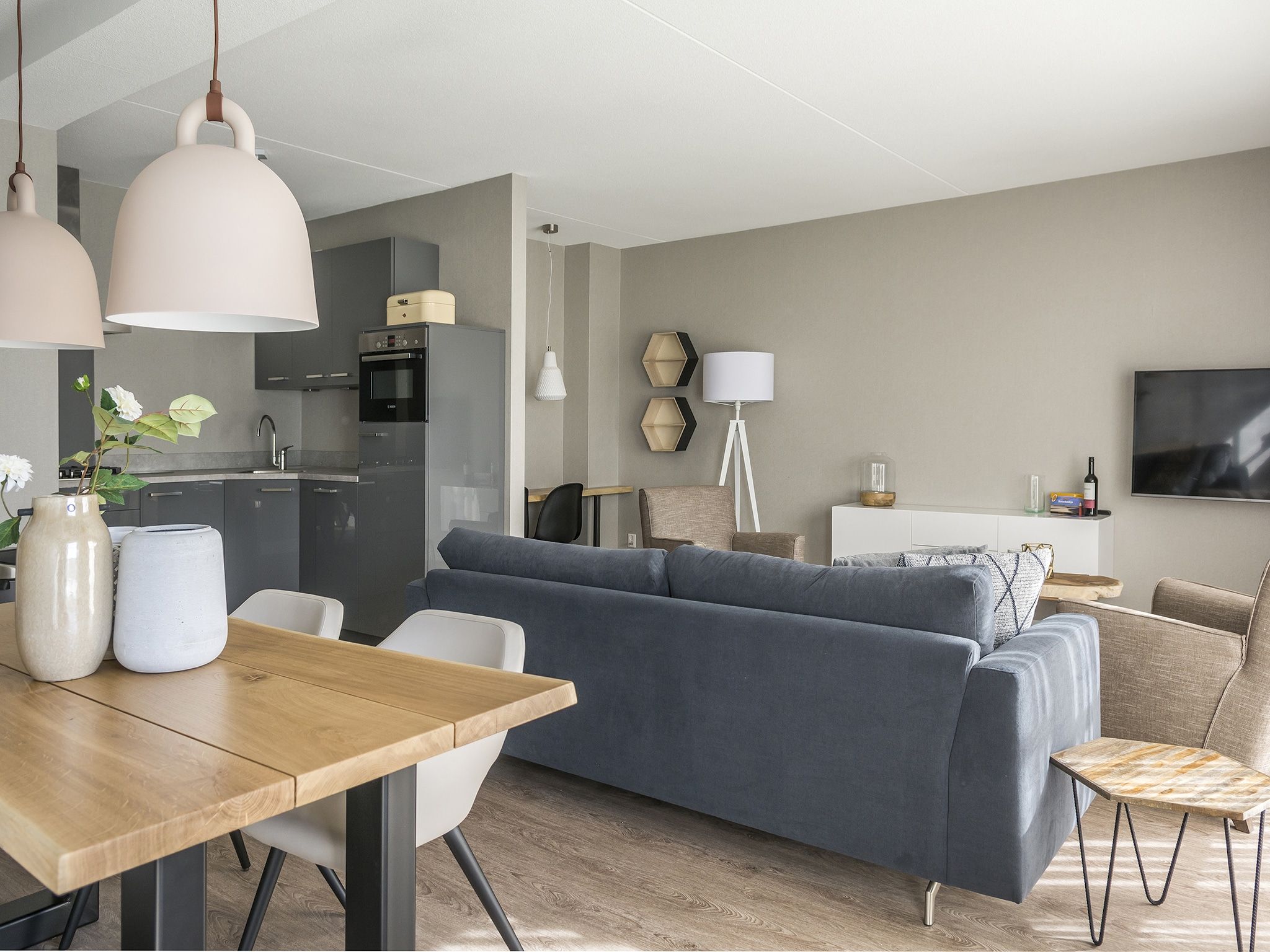 De eetkamer van Bouwlust G15 in De Cocksdorp Texel