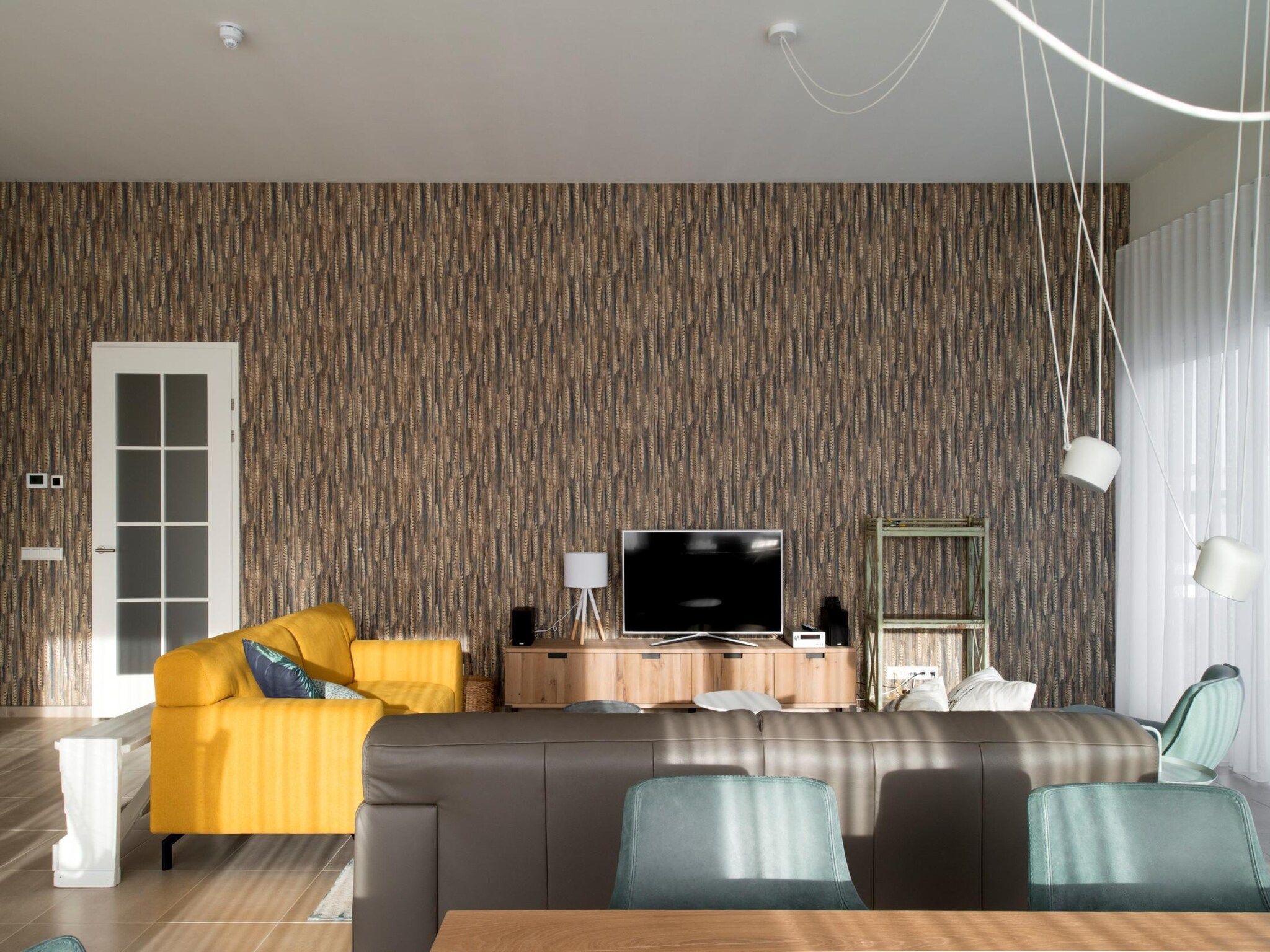 De woonkamer van Penthouse Duinhof in Cadzand-Bad
