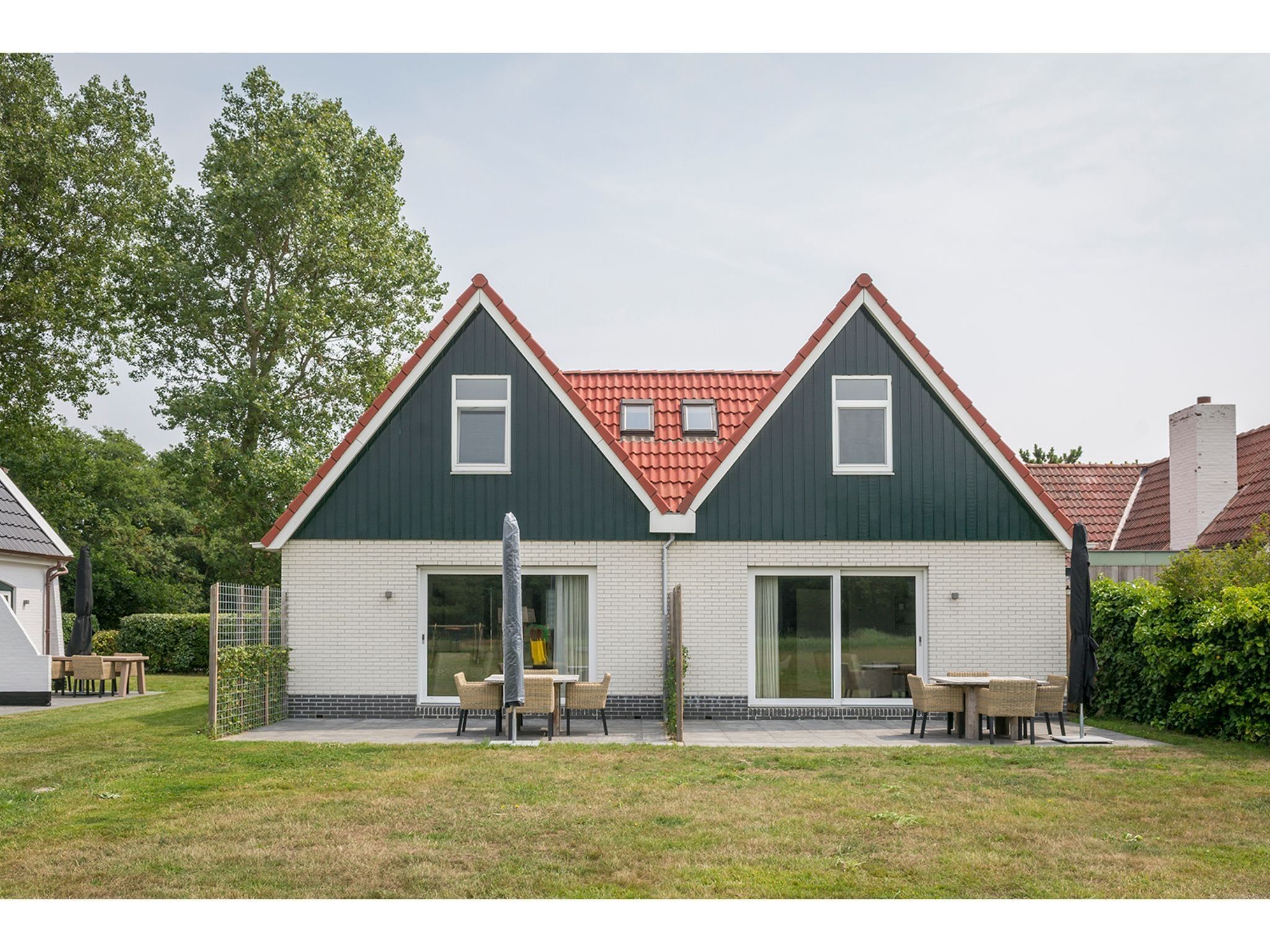 De tuin van Bouwlust E11 in De Cocksdorp Texel