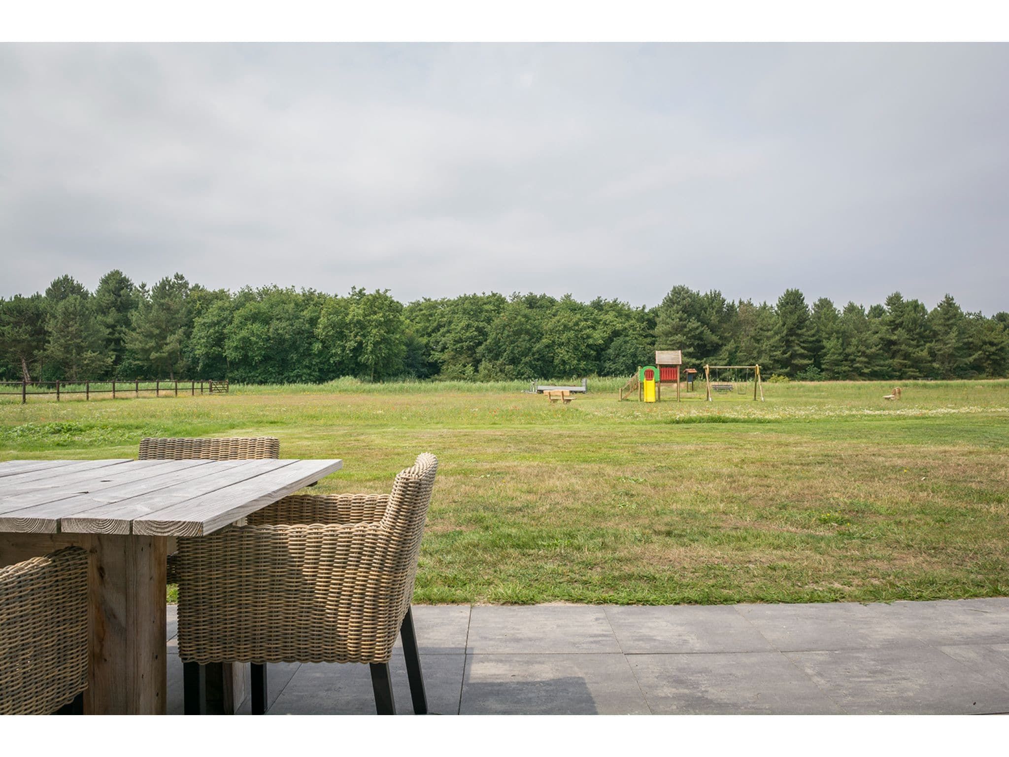 Het uitzicht vanaf Bouwlust E11 in De Cocksdorp Texel