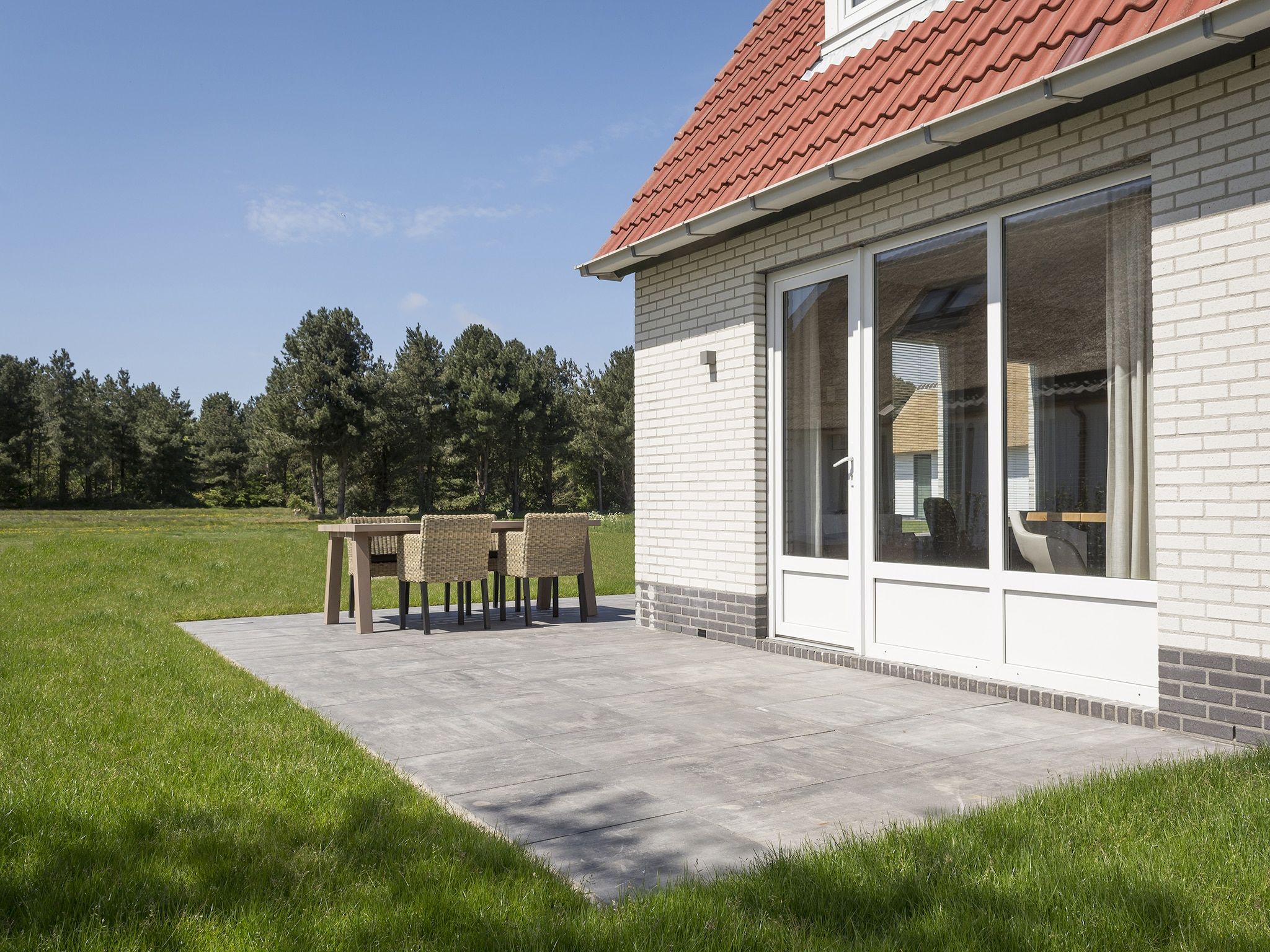 De tuin van Bouwlust E23 in De Cocksdorp Texel