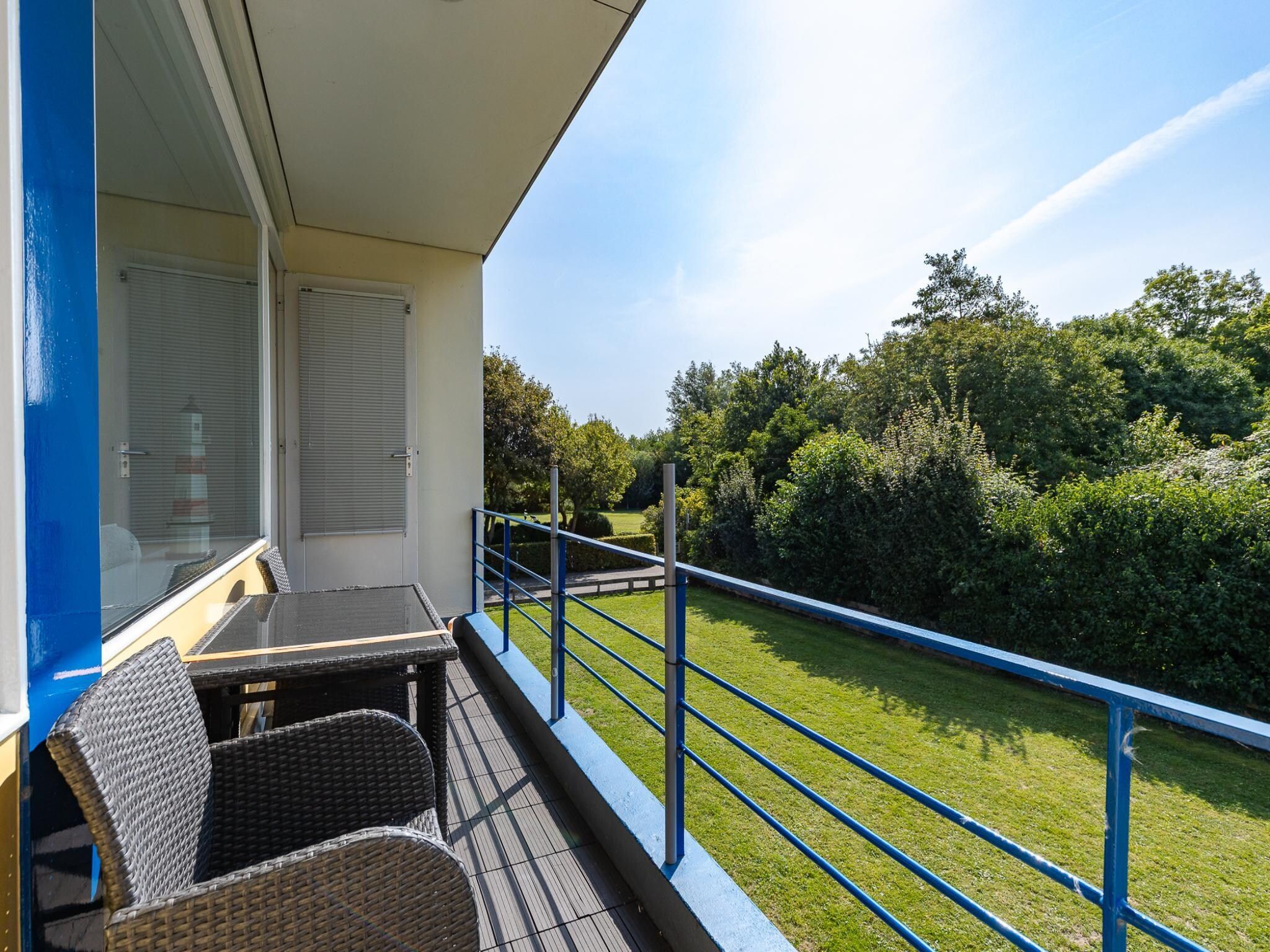 Het uitzicht vanaf Appartement Burg van Woelderenlaan in Vlissingen