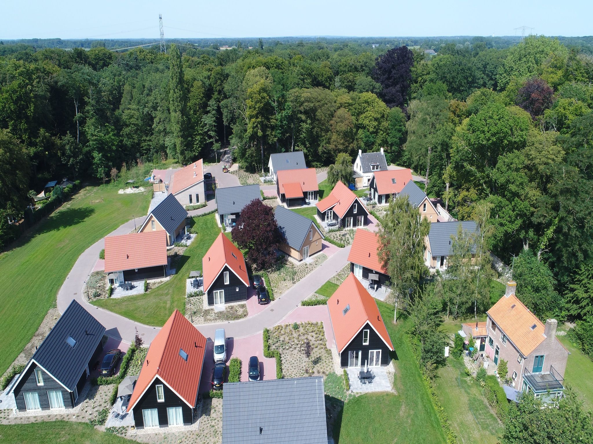Parkfaciliteiten bij Villapark Ehzerburg 1 in Almen