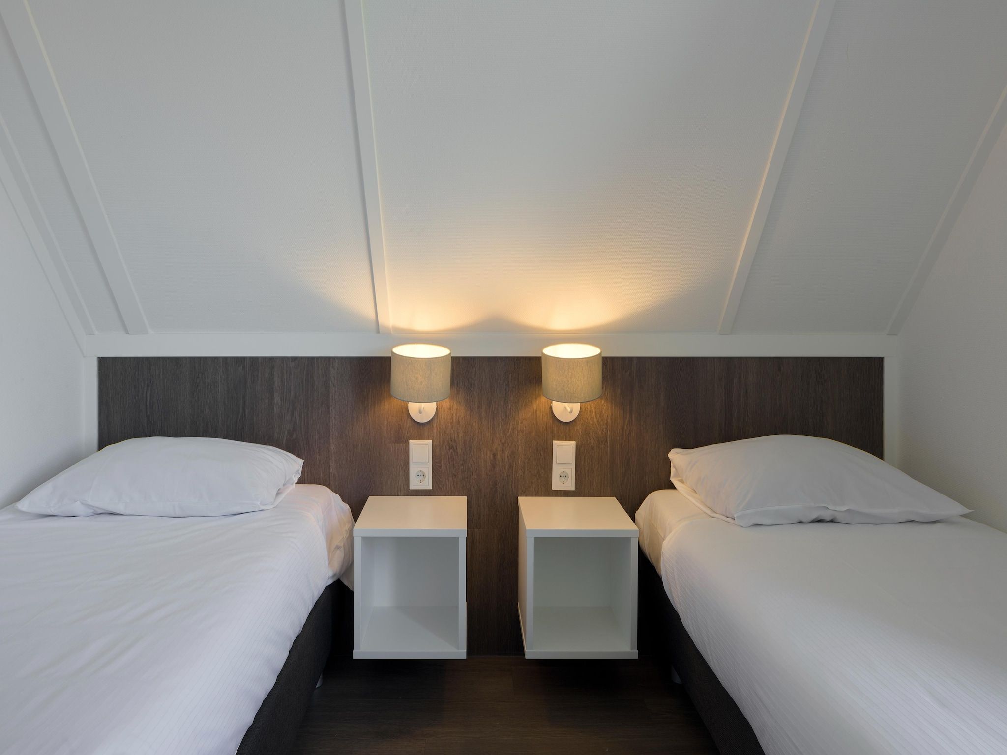 Een slaapkamer van Beach Resort Nieuwvliet-Bad 6 in Nieuwvliet-Bad
