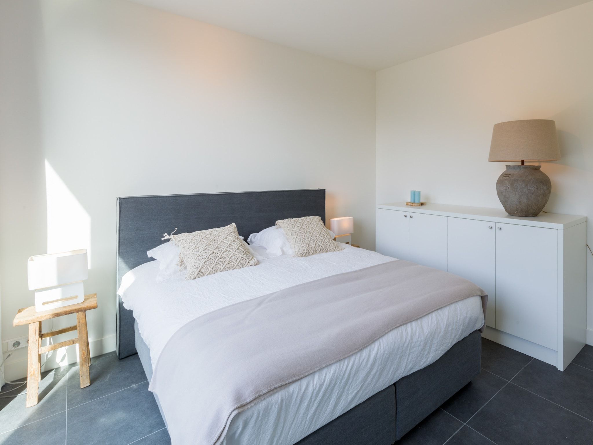 Een slaapkamer van Harbour Village 2 in Arnemuiden