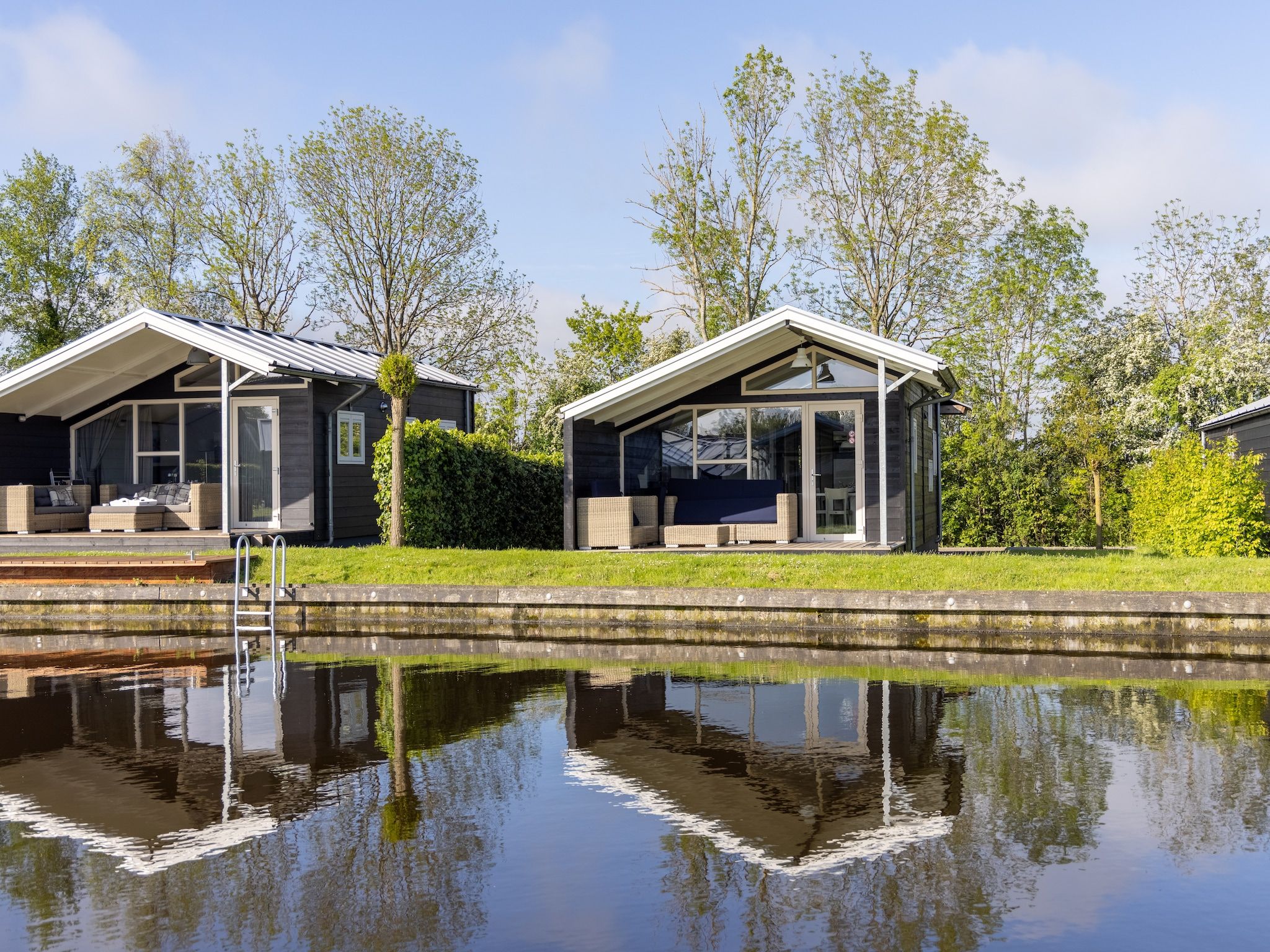 De buitenkant van Waterpark Terkaple 1 in Terkaple