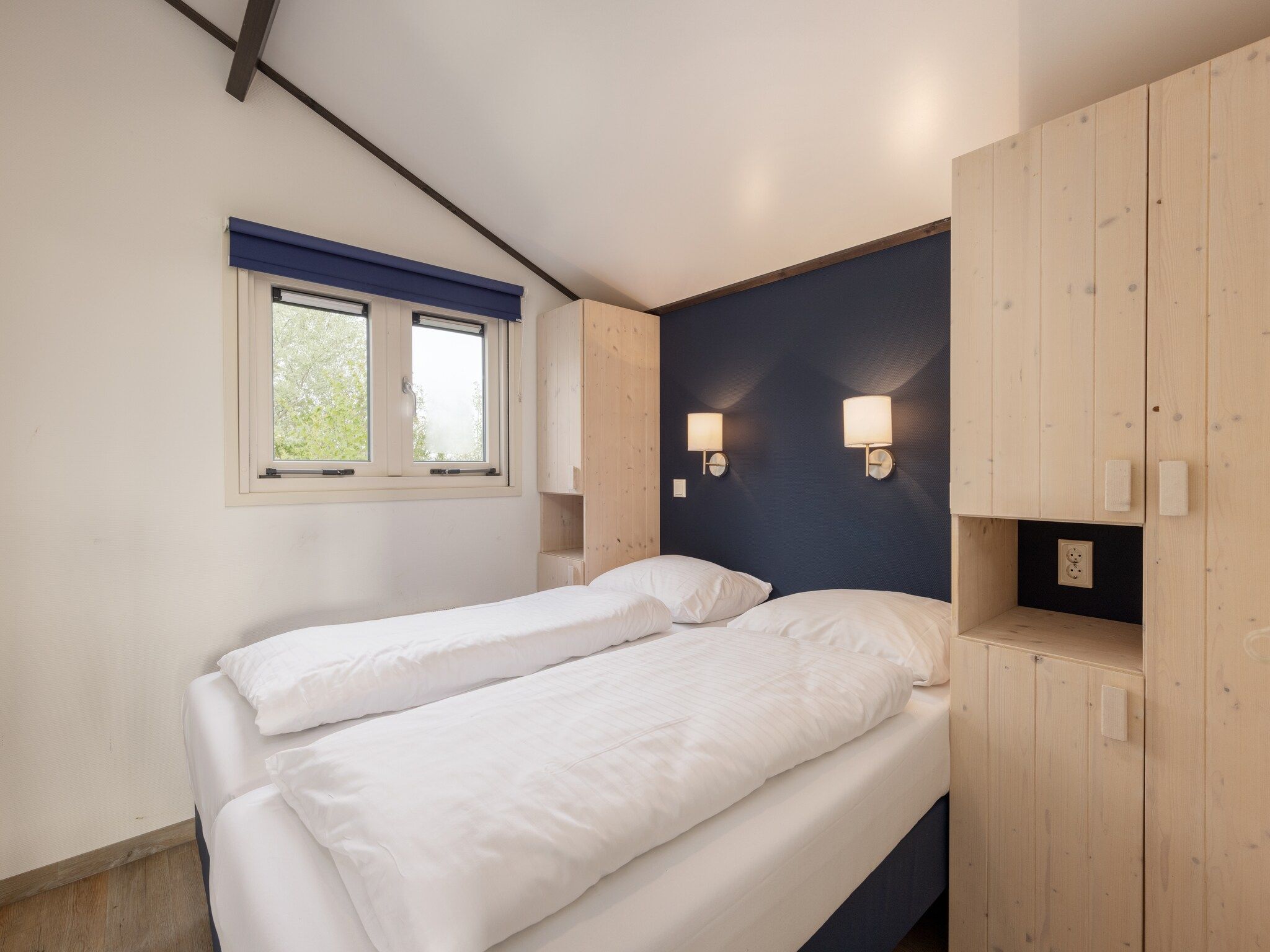 Een slaapkamer van Waterpark Terkaple 2 in Terkaple
