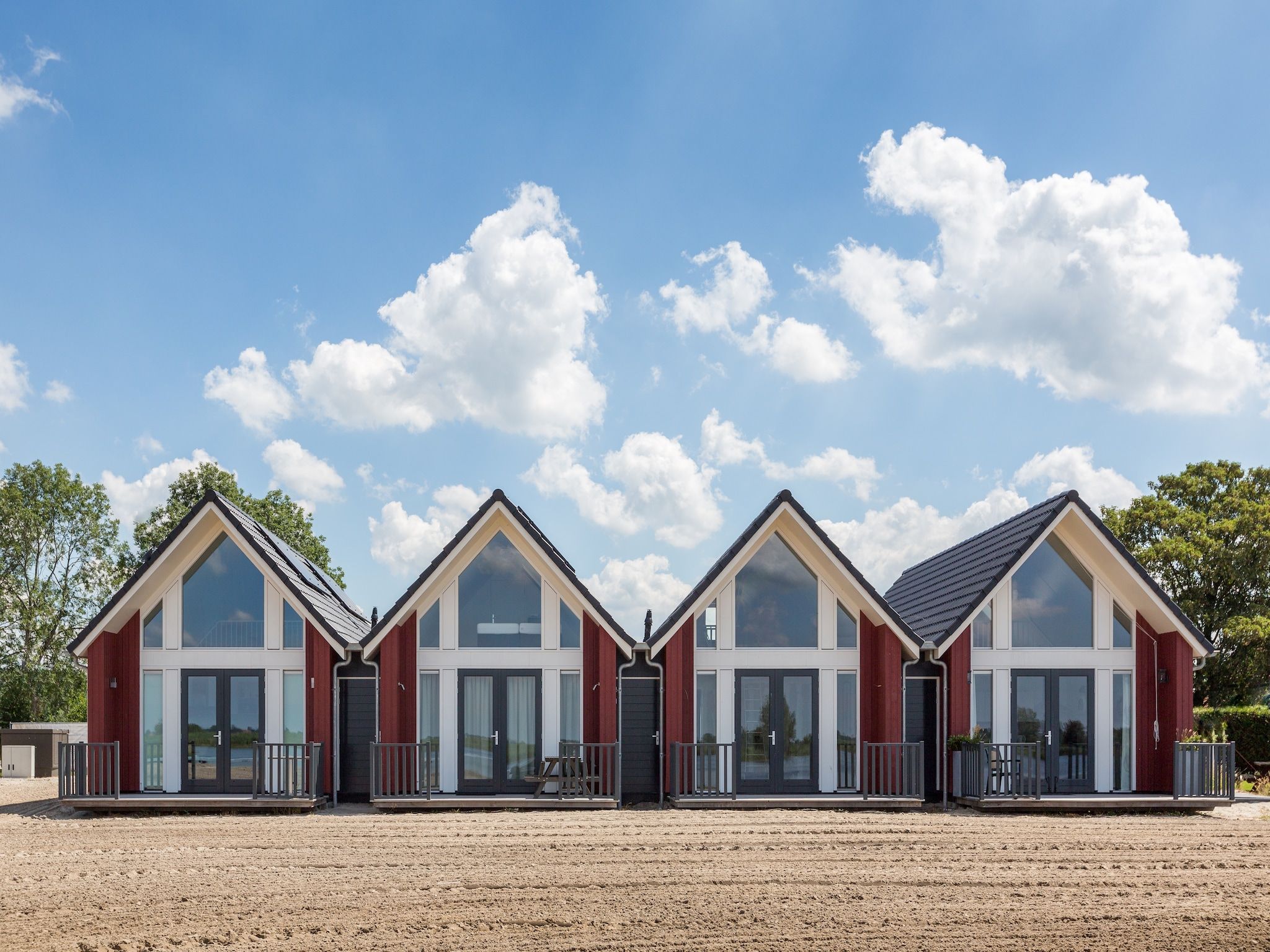 De buitenkant van Waterpark Langelille 1 in Langelille