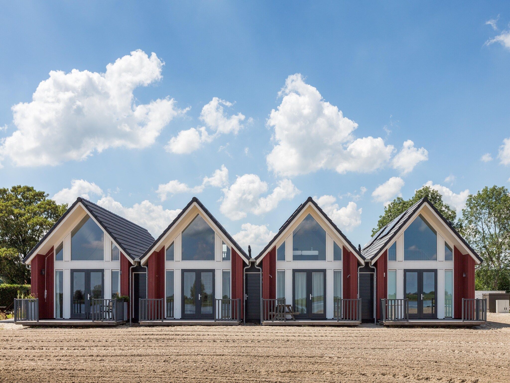 De buitenkant van Waterpark Langelille 1 in Langelille