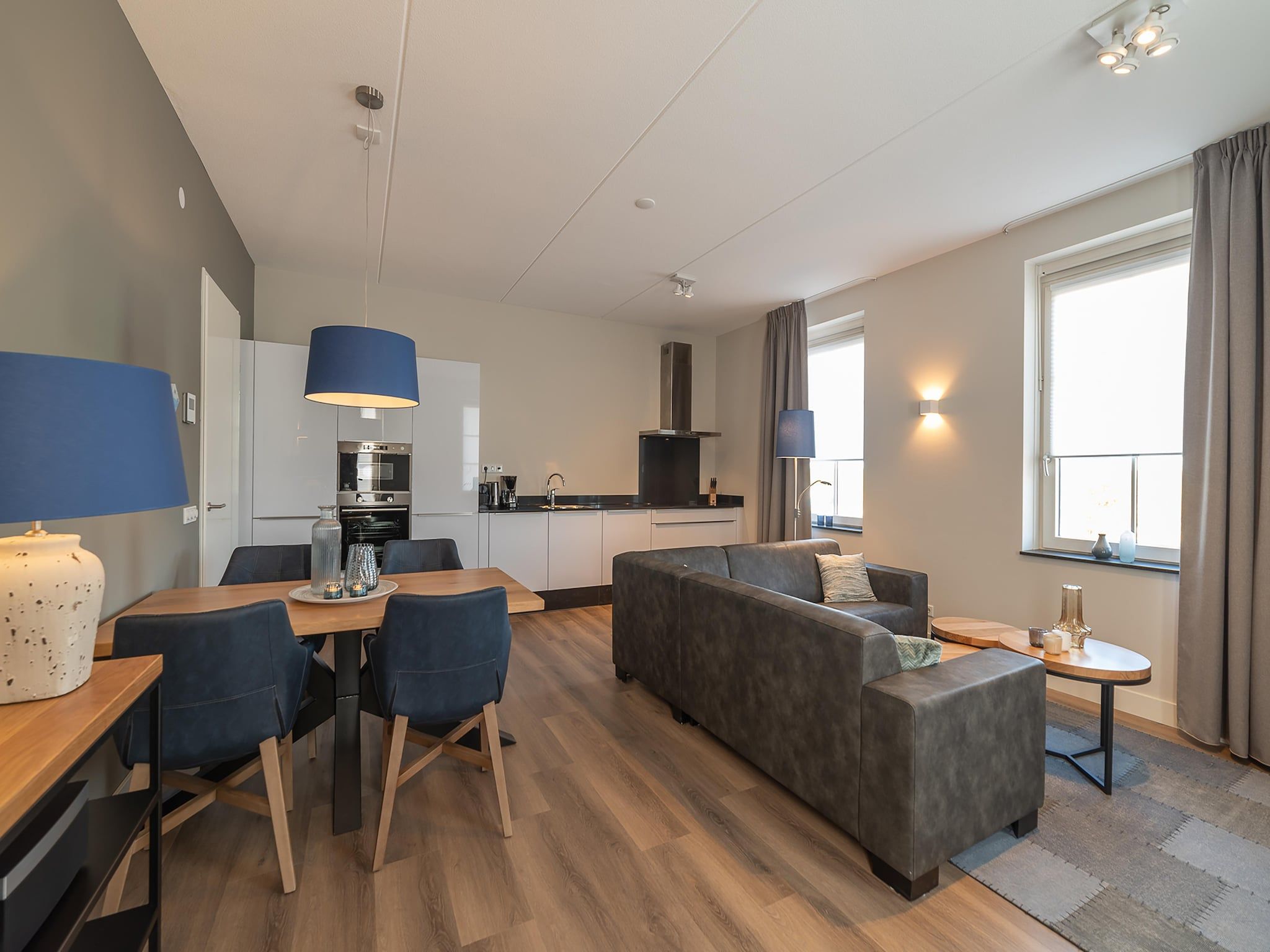 De woonkamer van Zeeuwse Parel Appartement 4 pers 1 bdk - 2 in Colijnsplaat
